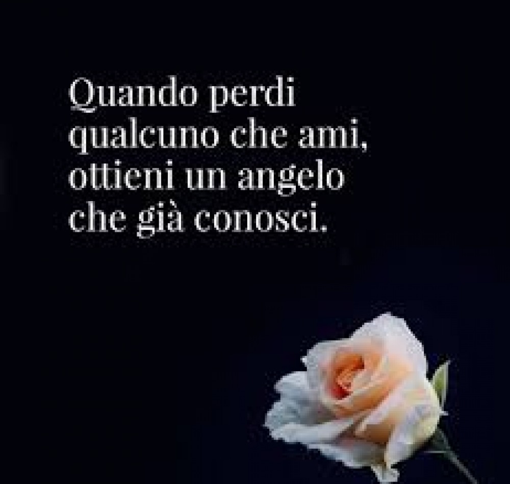 Da lassù proteggerà tutti i suoi cari. 