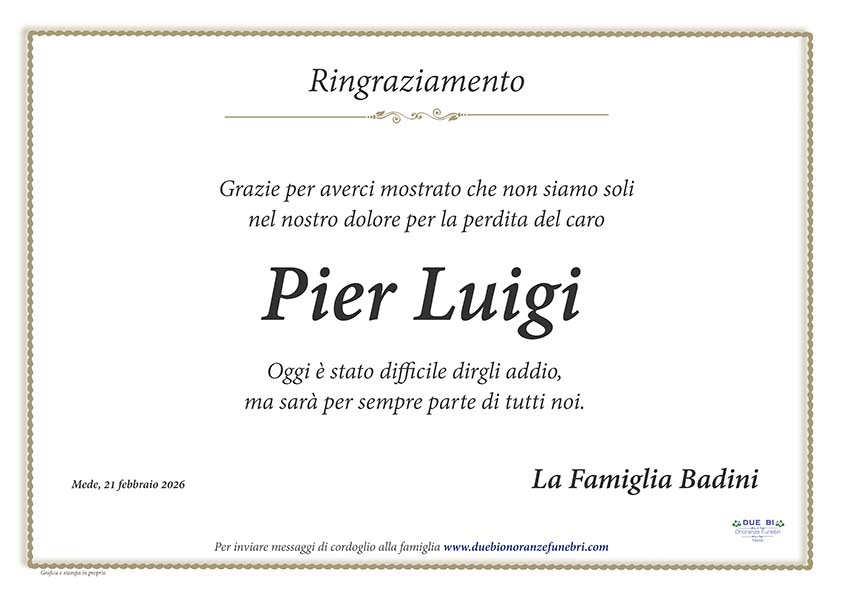 Pier Luigi Badini 1771918079.3525