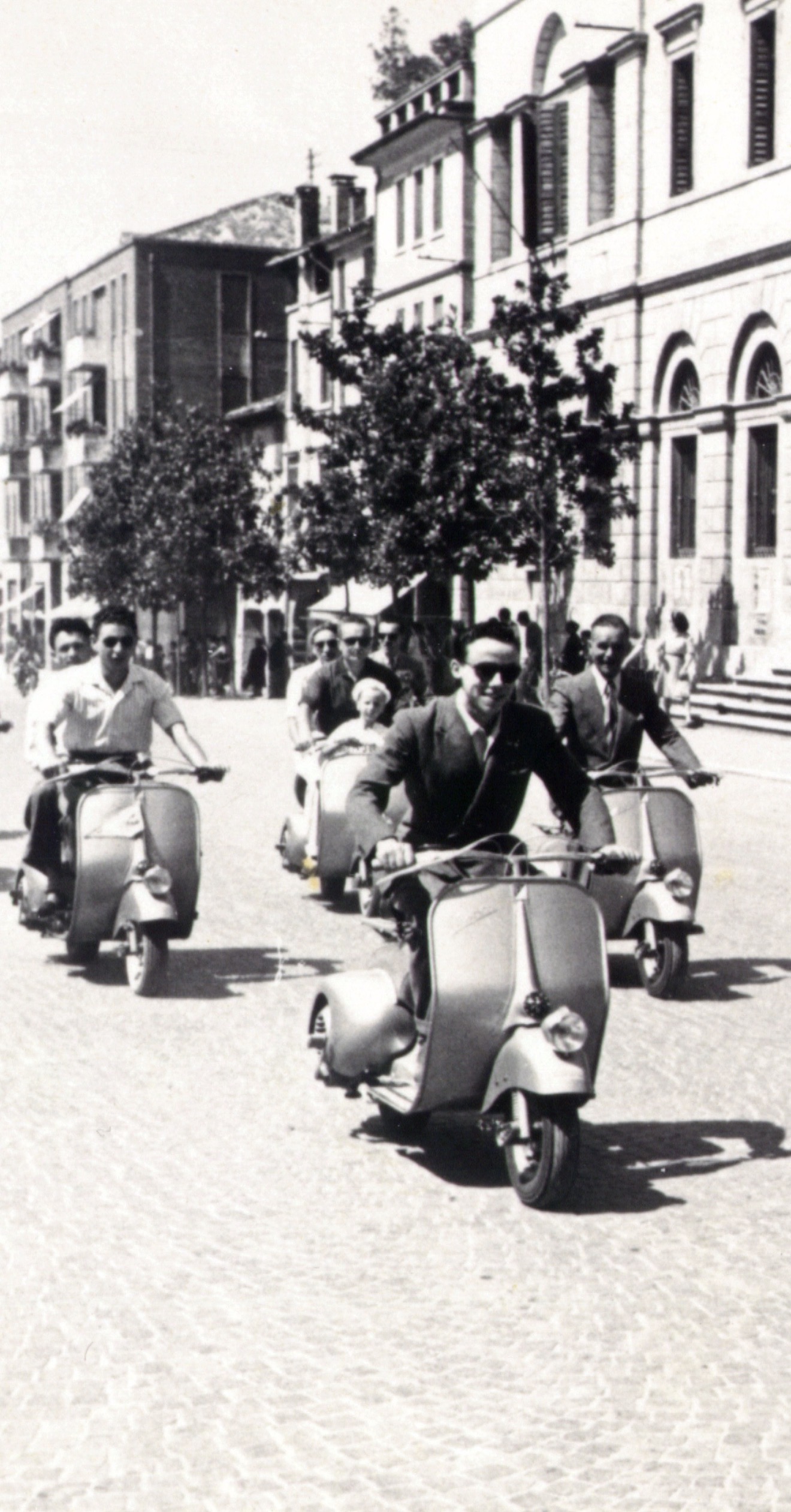 La benedizione delle Vespe, nel 1950 