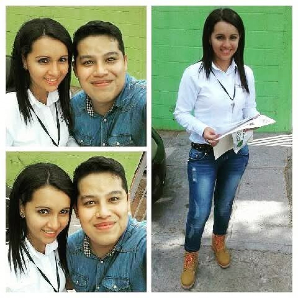 La primera vez que fuiste a El Salvador y fuist a mi trabajo