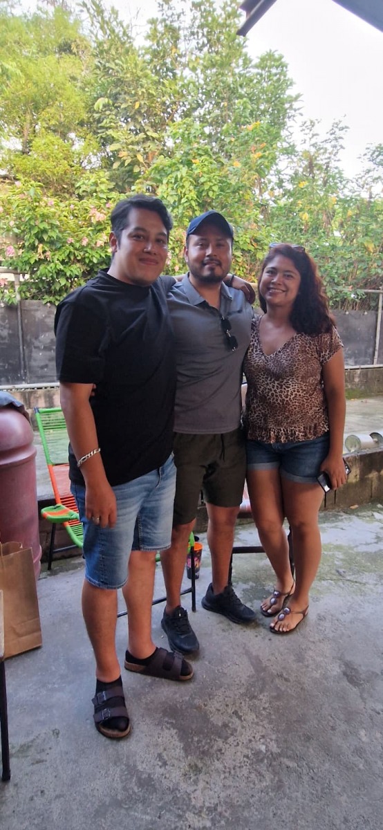 Gracias por venir a nuestro hogar y compartir con alegría 