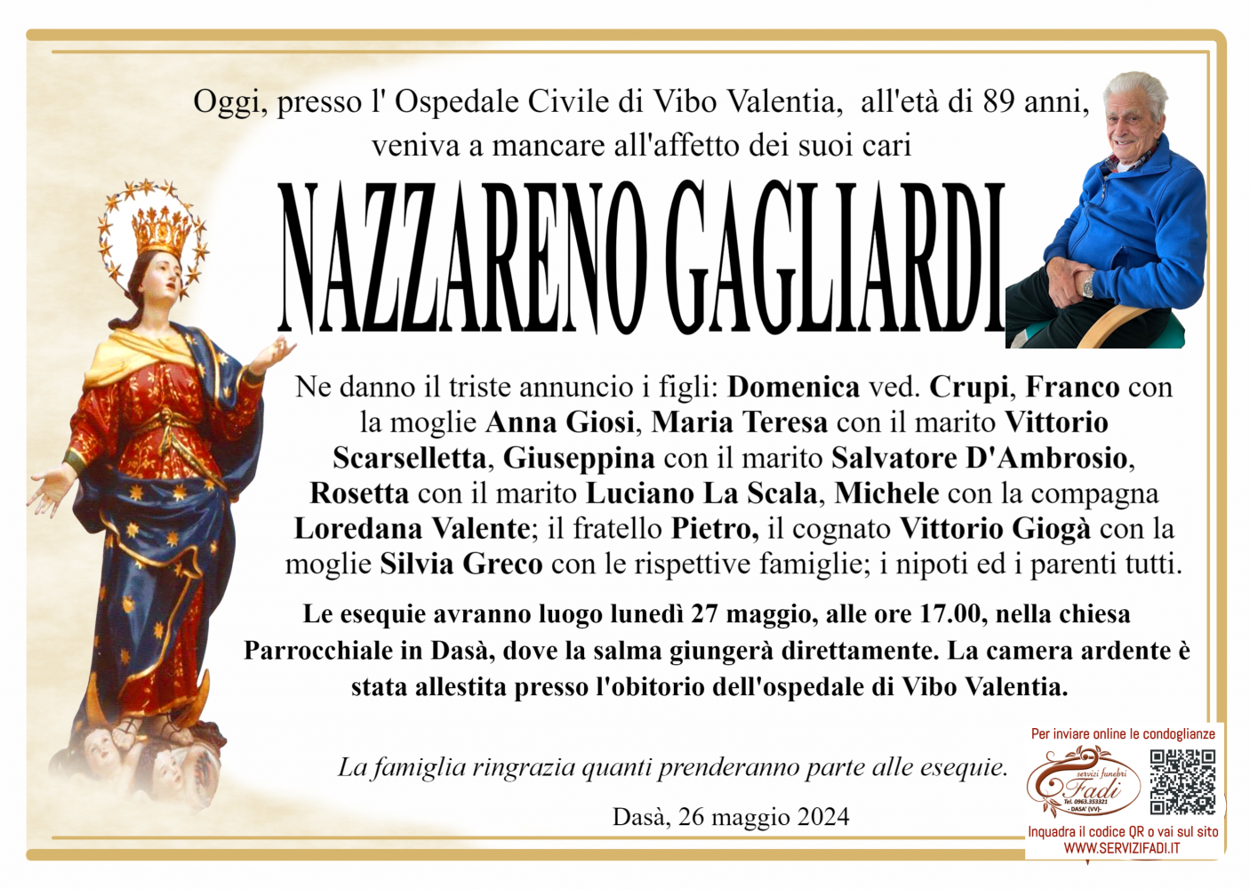 NAZZARENO GAGLIARDI