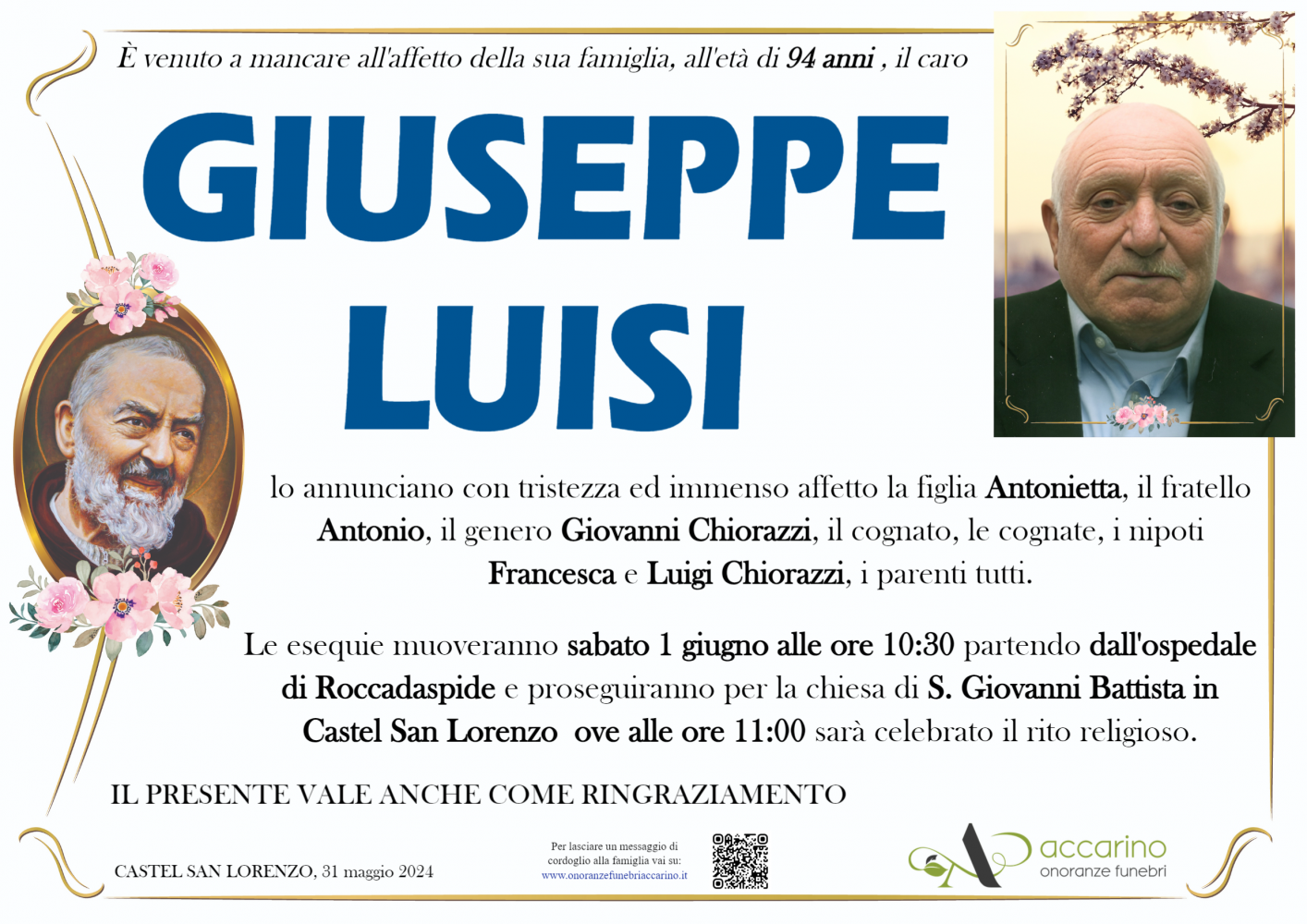 GIUSEPPE LUISI