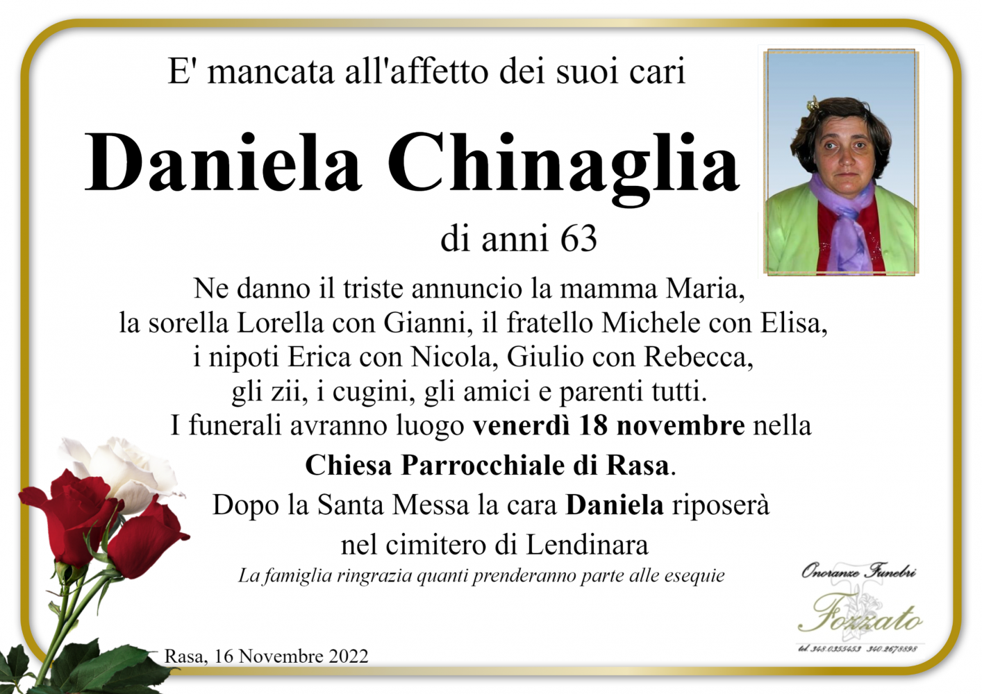DANIELA CHINAGLIA