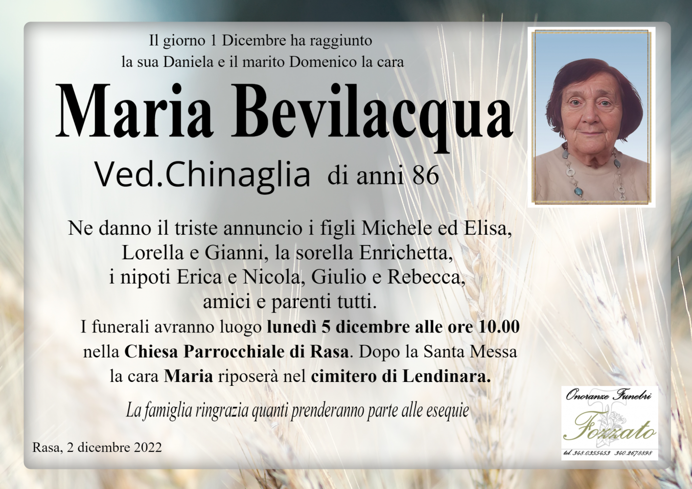 MARIA BEVILACQUA