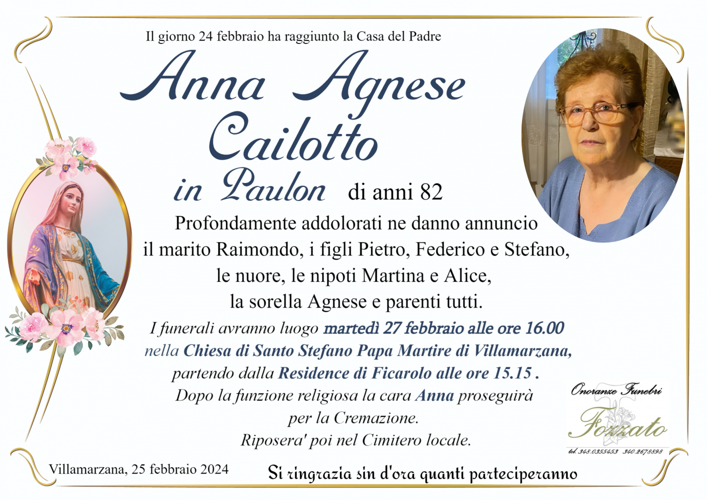 ANNA AGNESE CAILOTTO