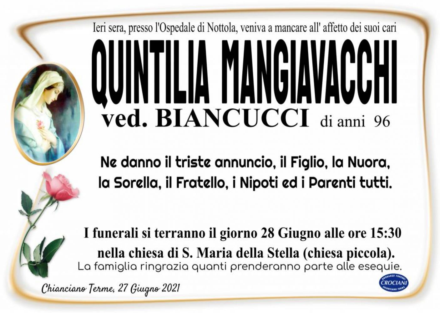 Quintilia Mangiavacchi