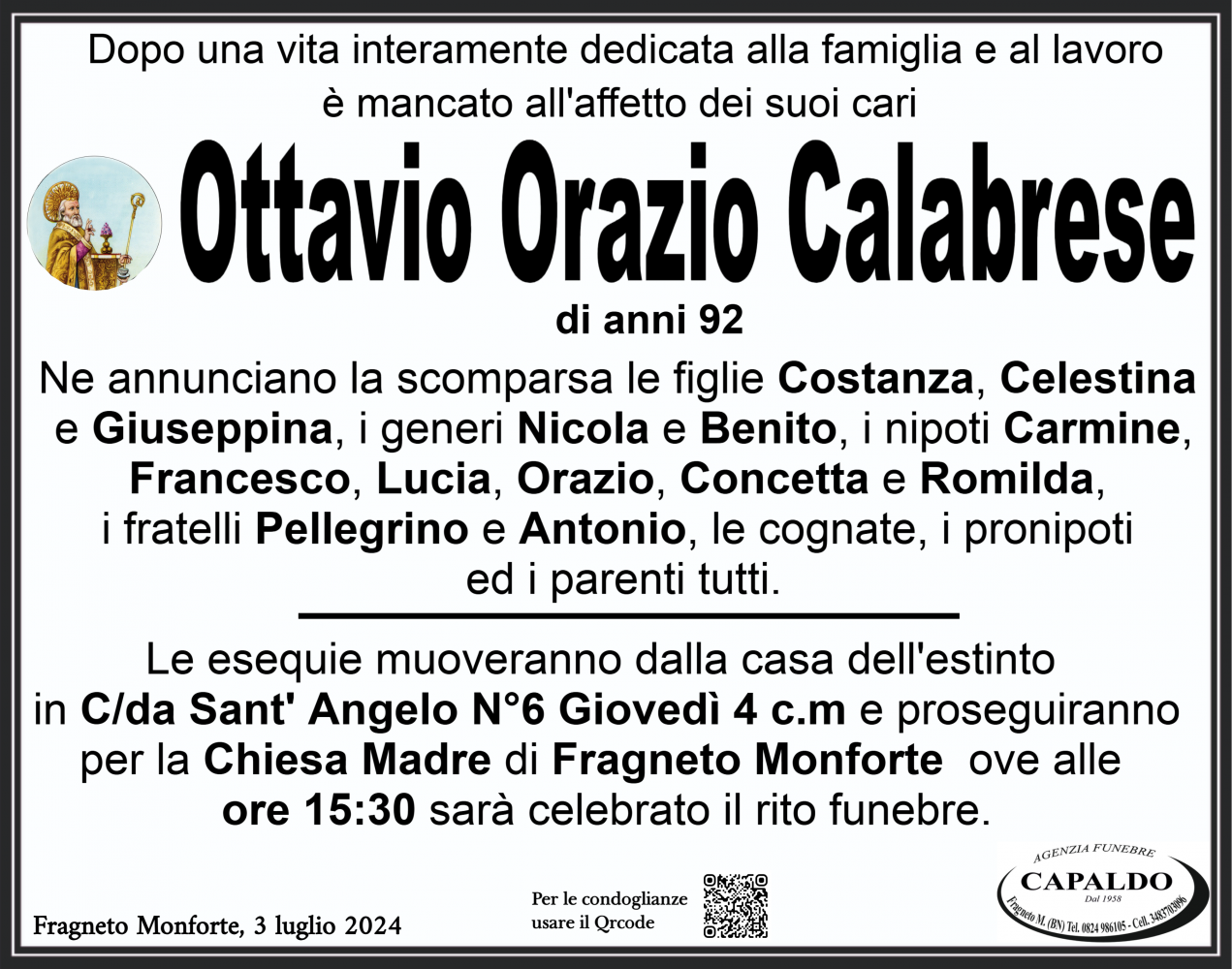 Ottavio,Orazio Calabrese