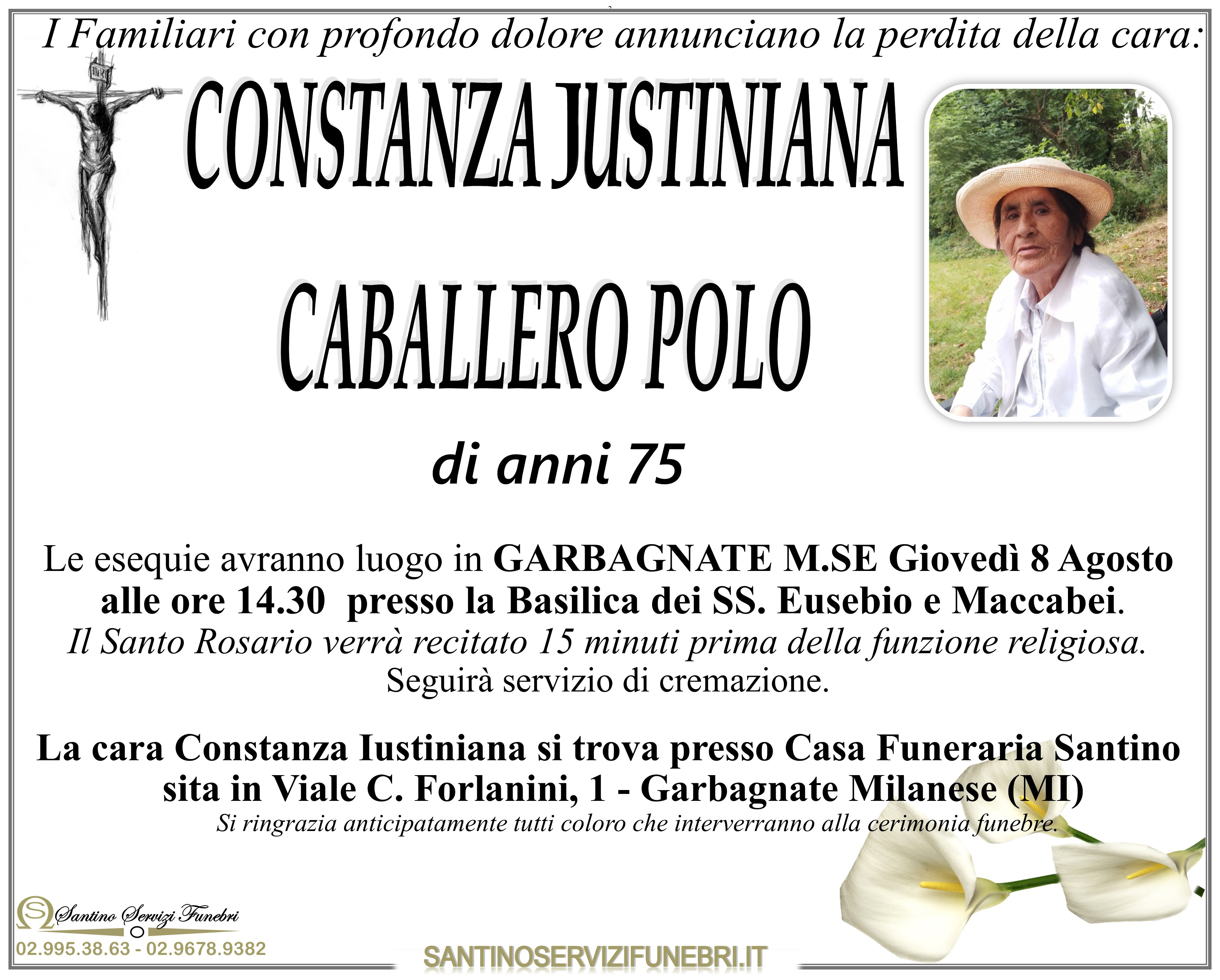 CONSTANZA JUSTINIANA CABALLERO POLO