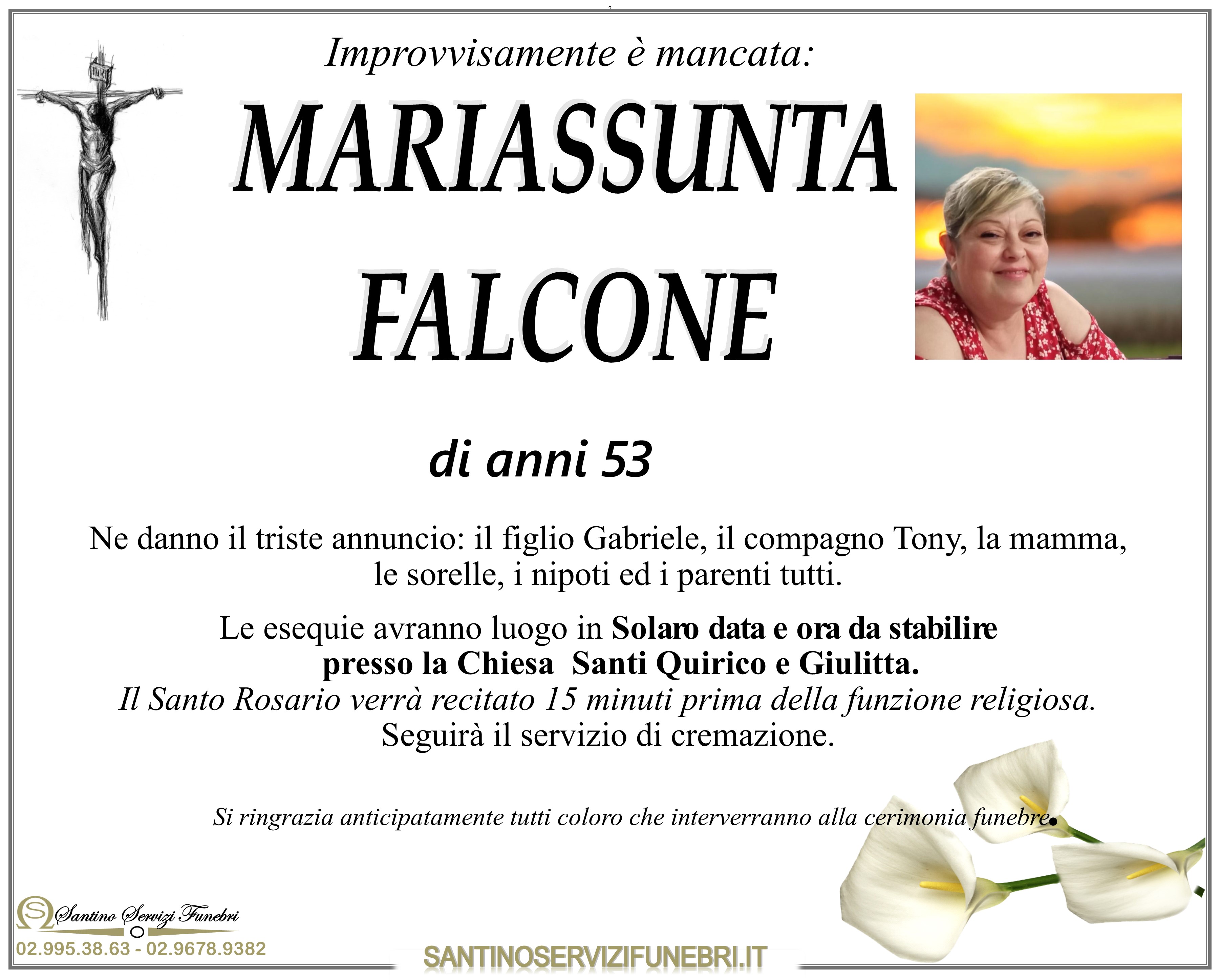 MARIASSUNTA FALCONE