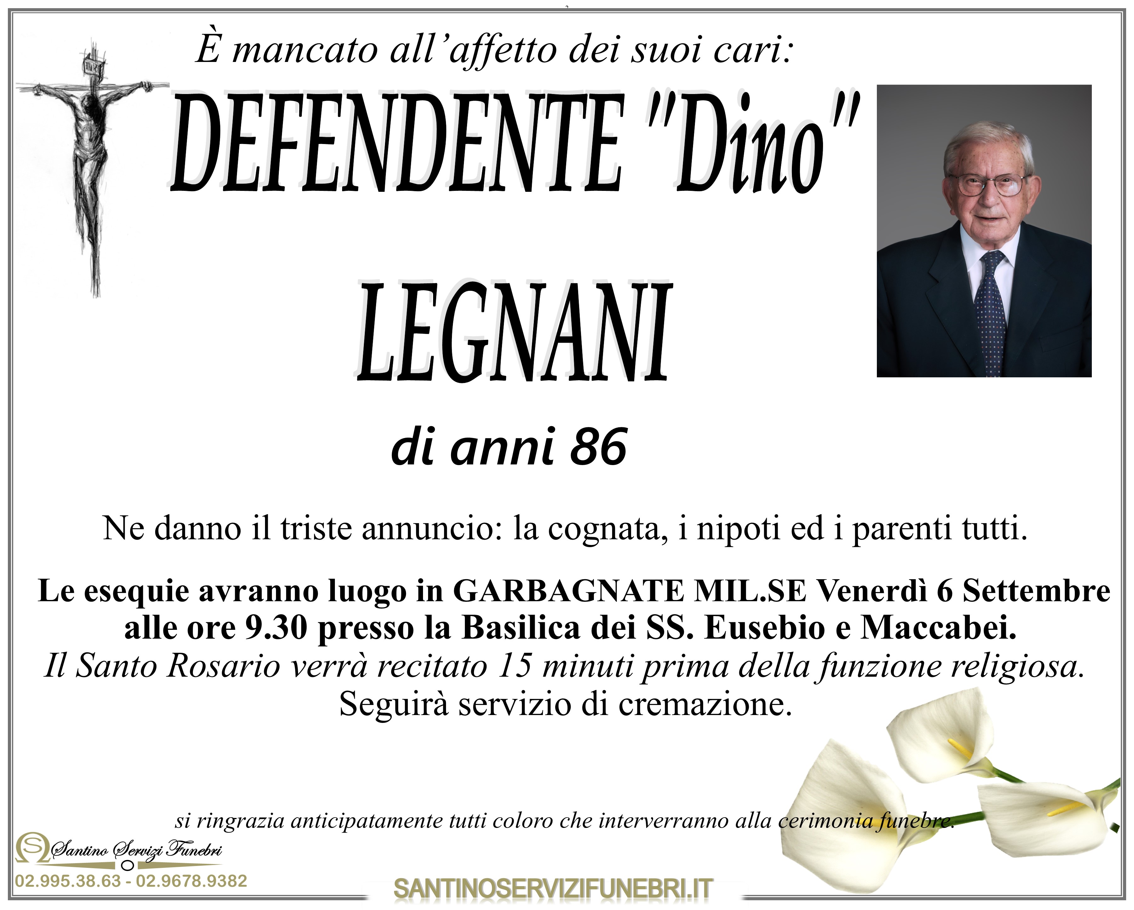 DEFENDENTE "Dino" LEGNANI