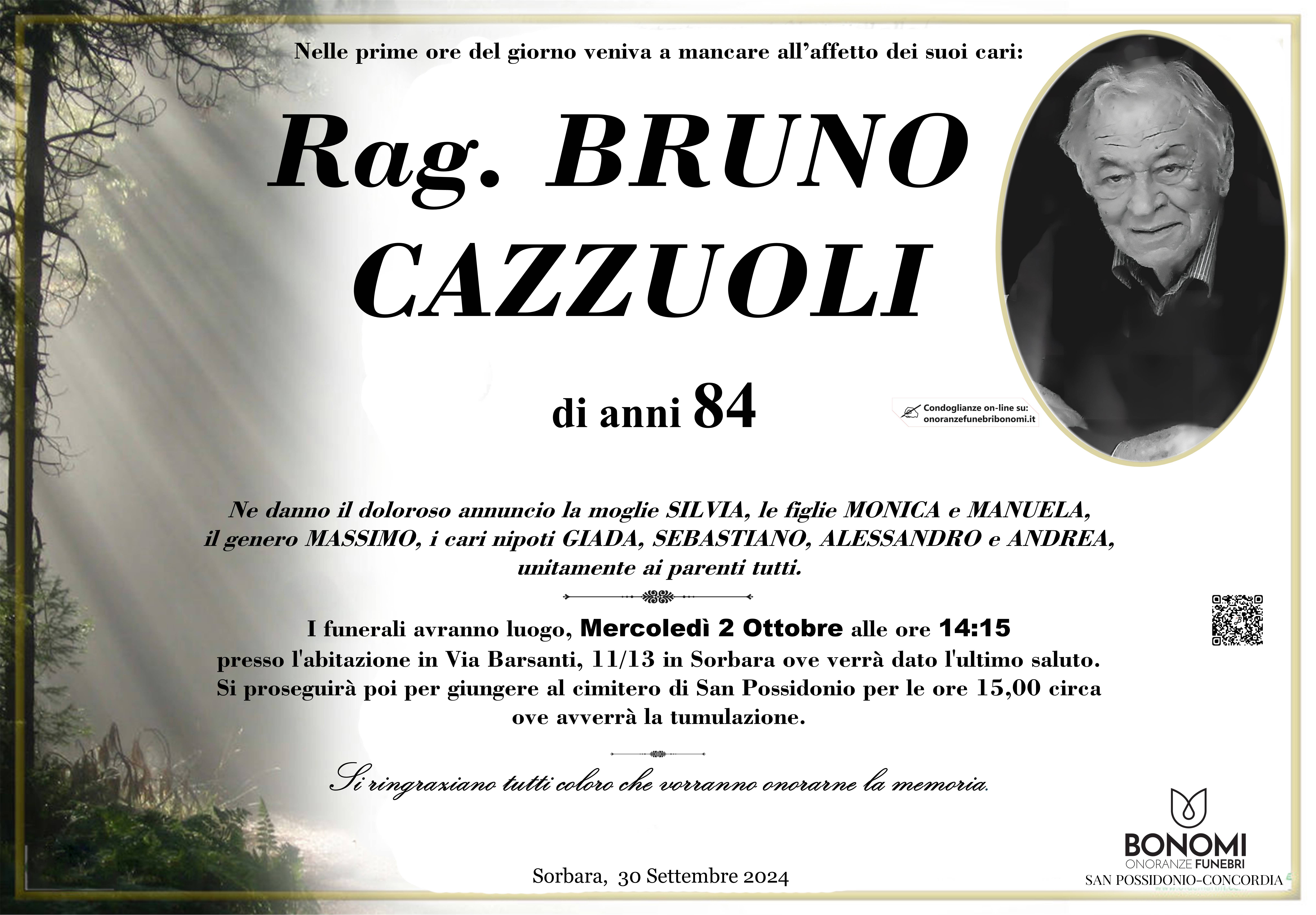 BRUNO CAZZUOLI
