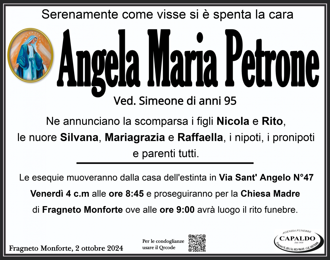 Angela Maria Petrone