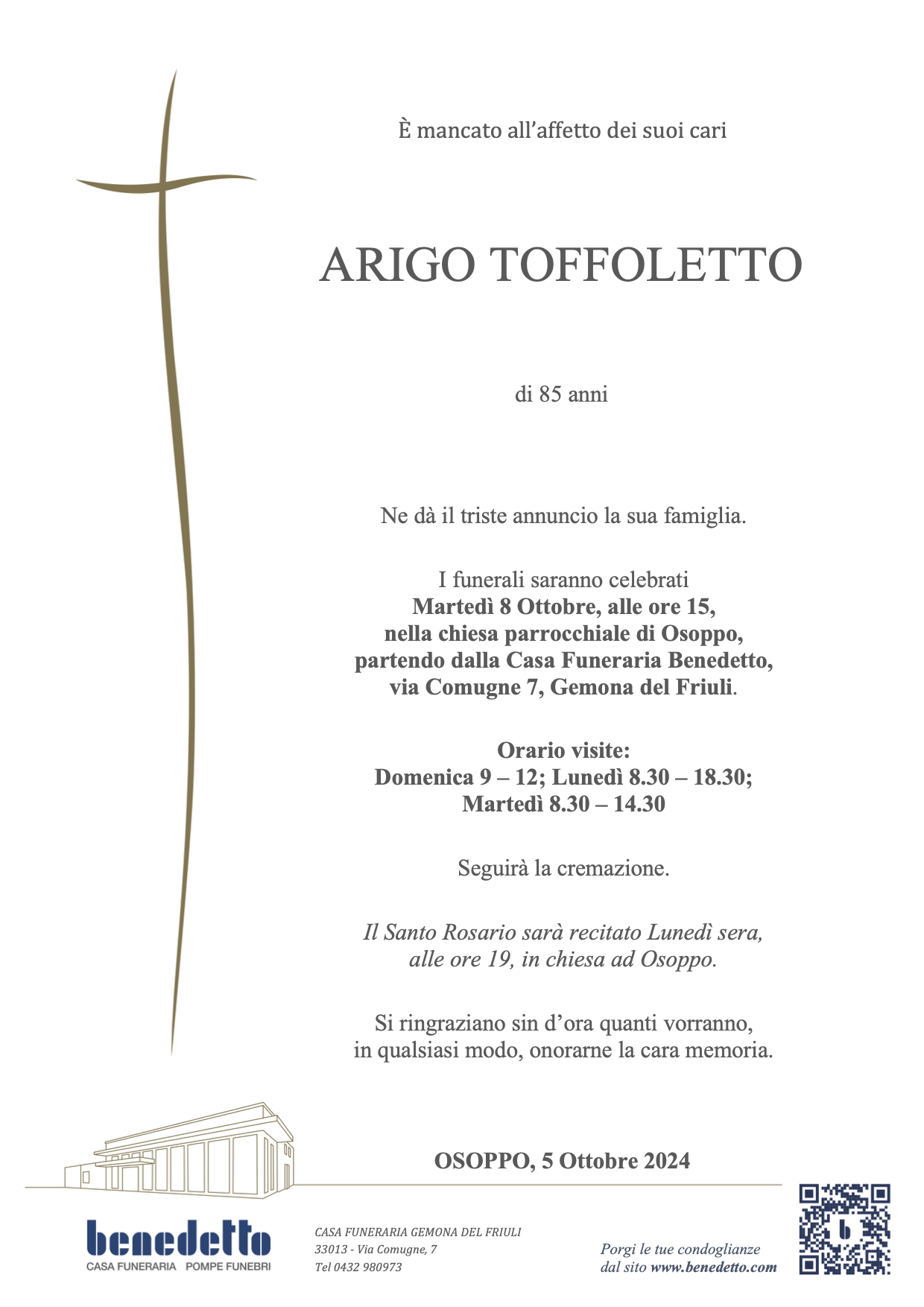 ARIGO TOFFOLETTO