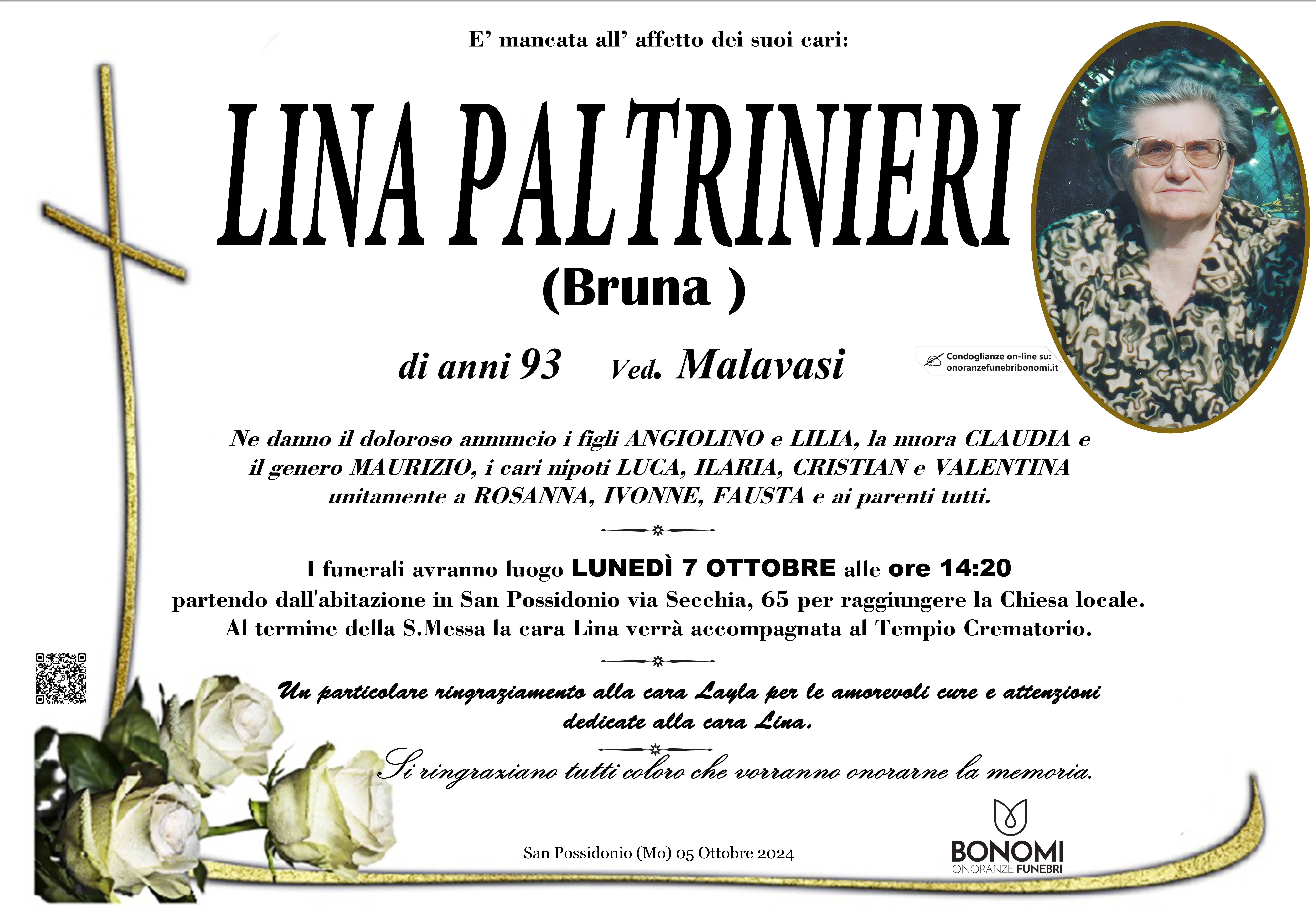 LINA PALTRINIERI