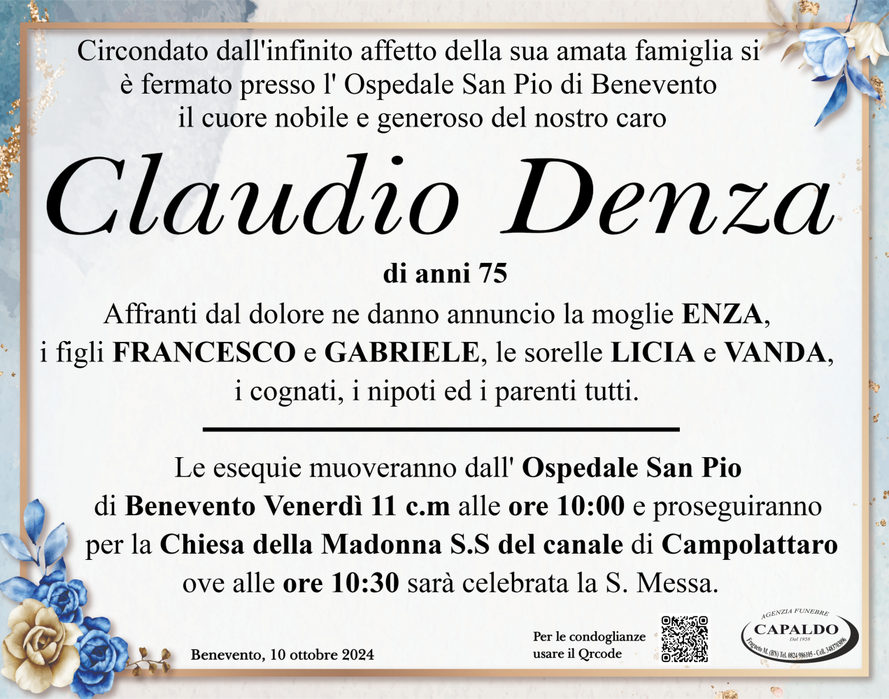 Claudio Nicola Denza