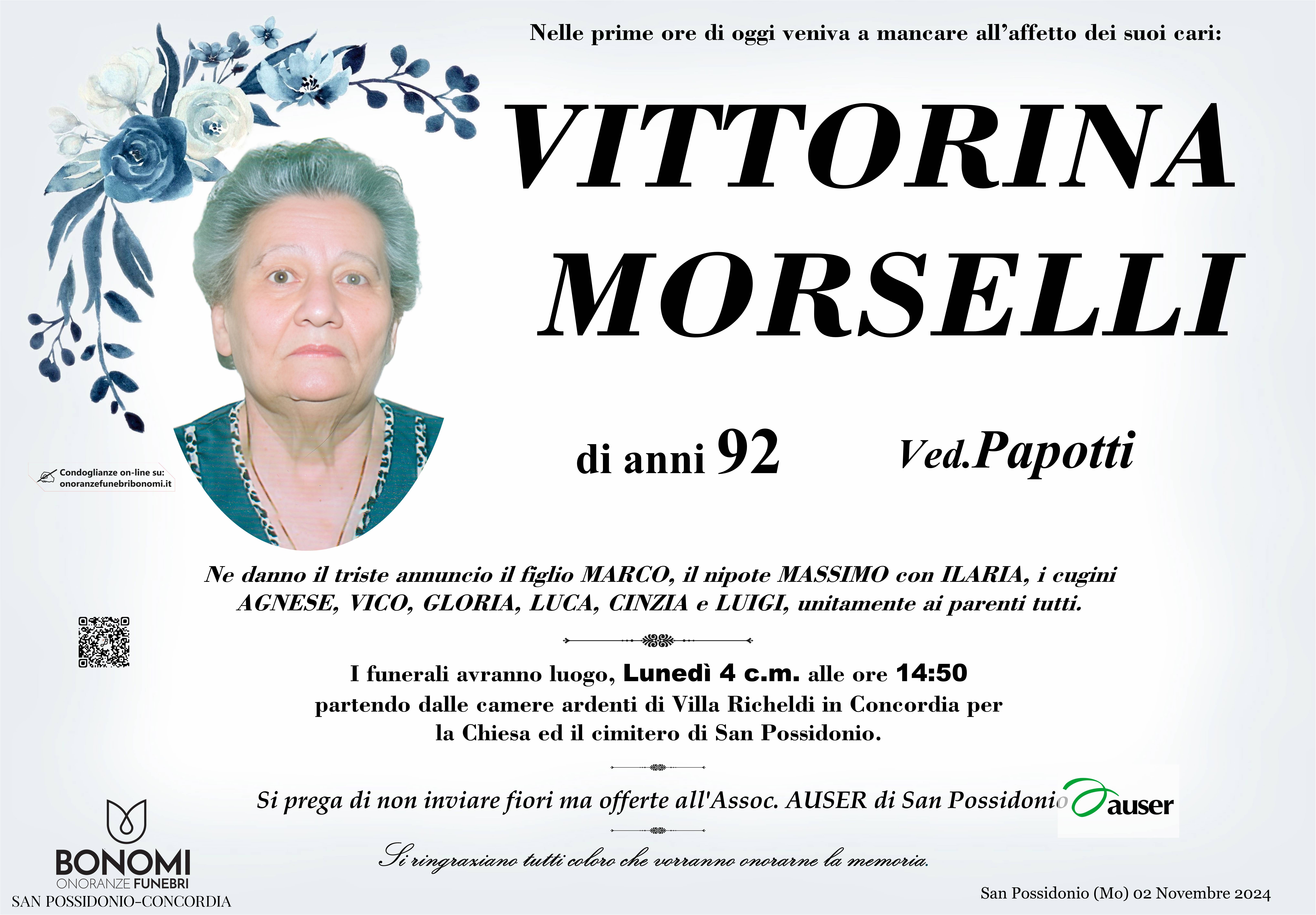 VITTORINA MORSELLI