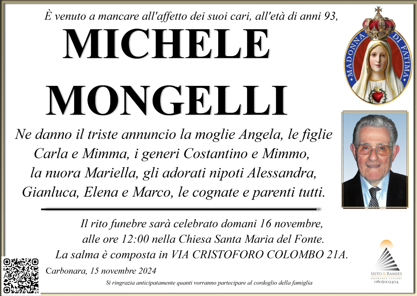 MICHELE MONGELLI