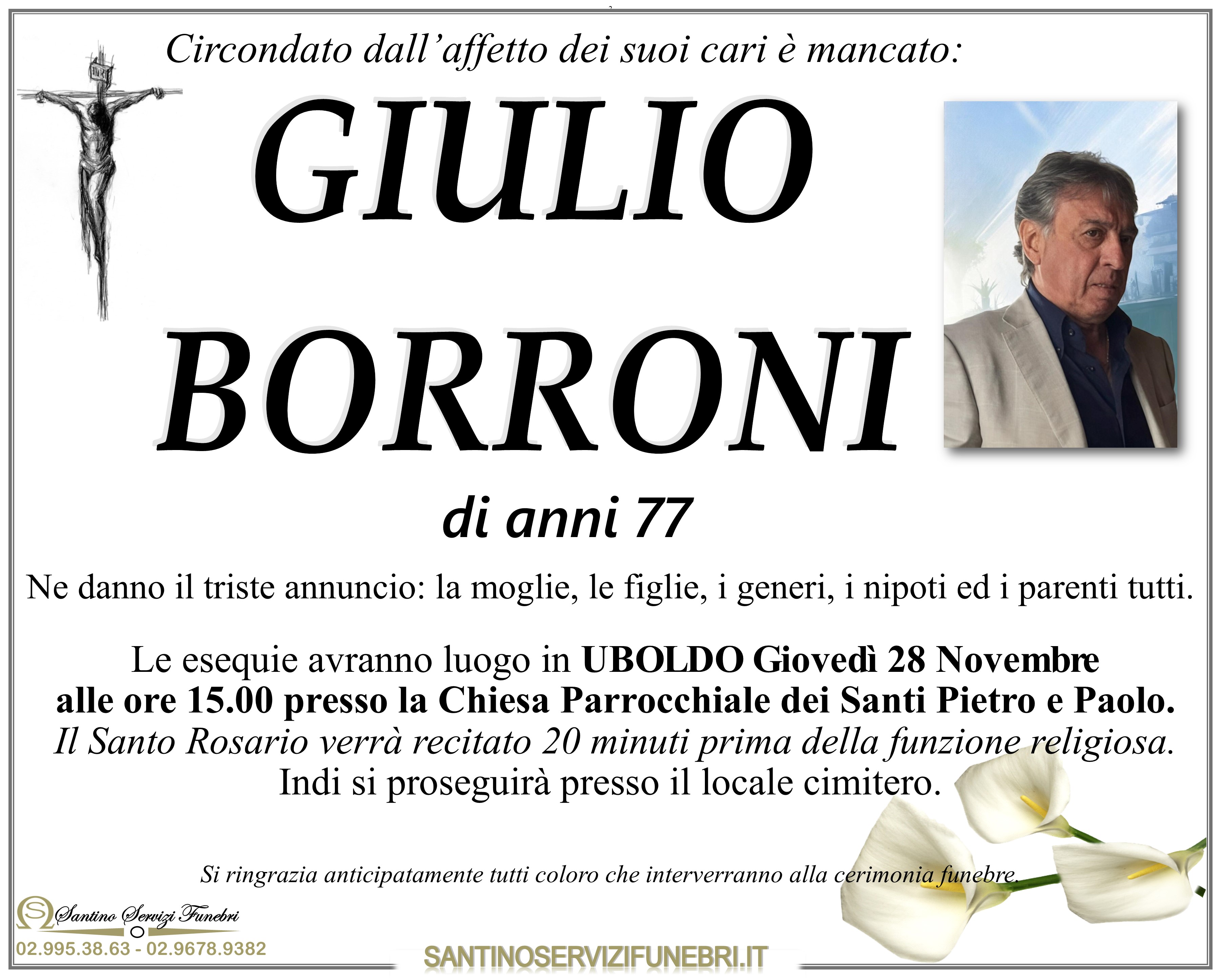 GIULIO BORRONI
