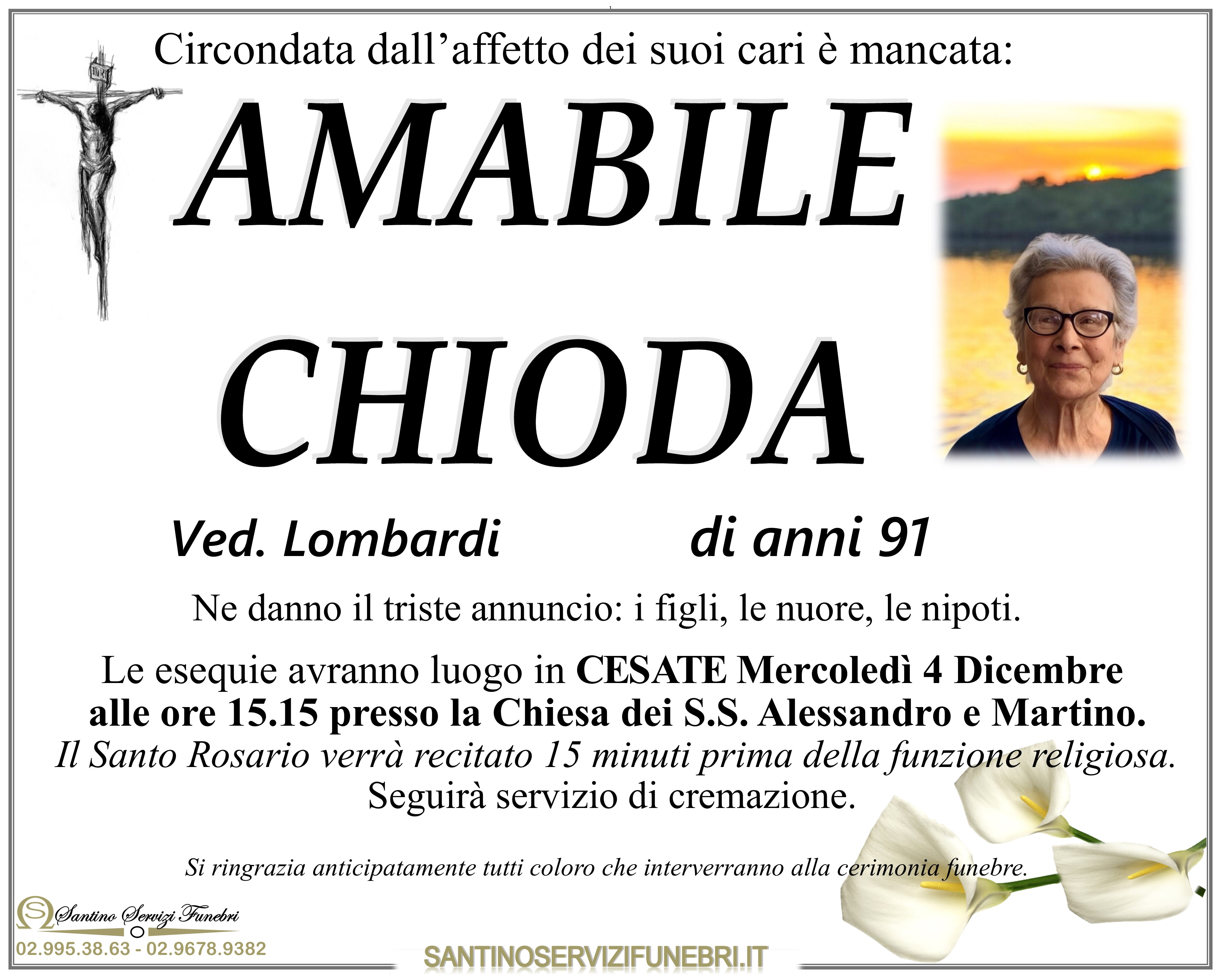 AMABILE CHIODA