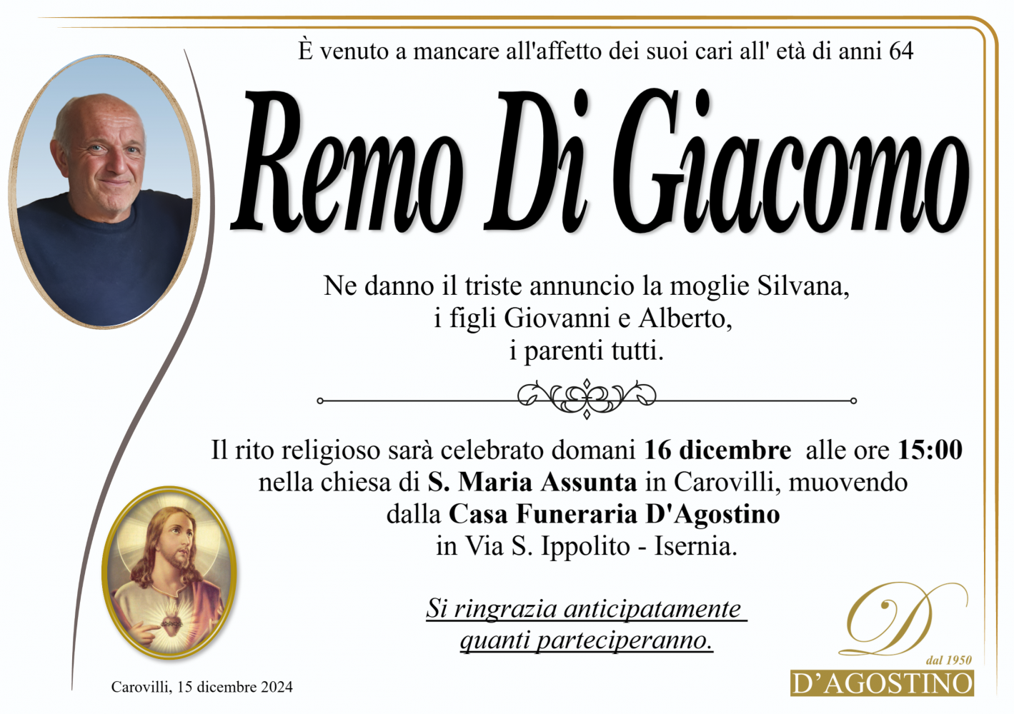 REMO DI GIACOMO