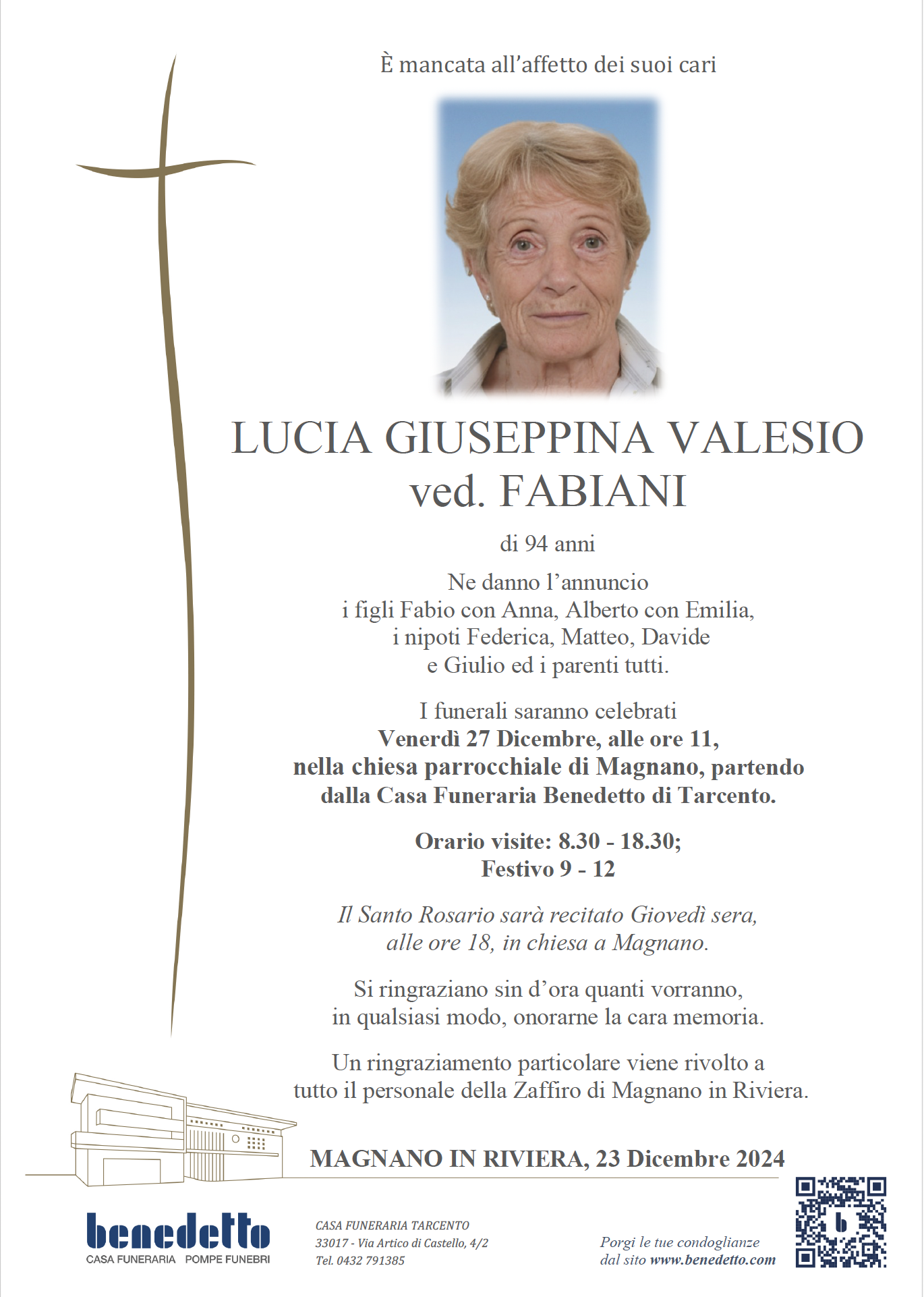 LUCIA GIUSEPPINA VALESIO