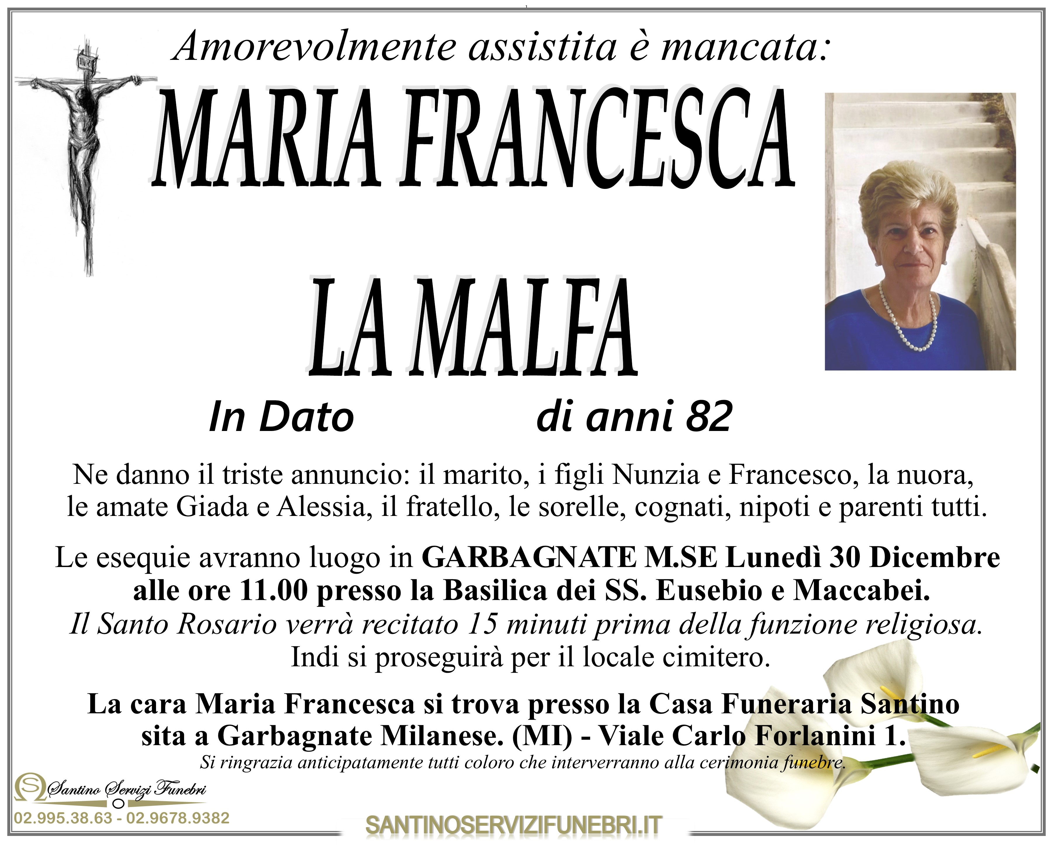 MARIA FRANCESCA LA MALFA