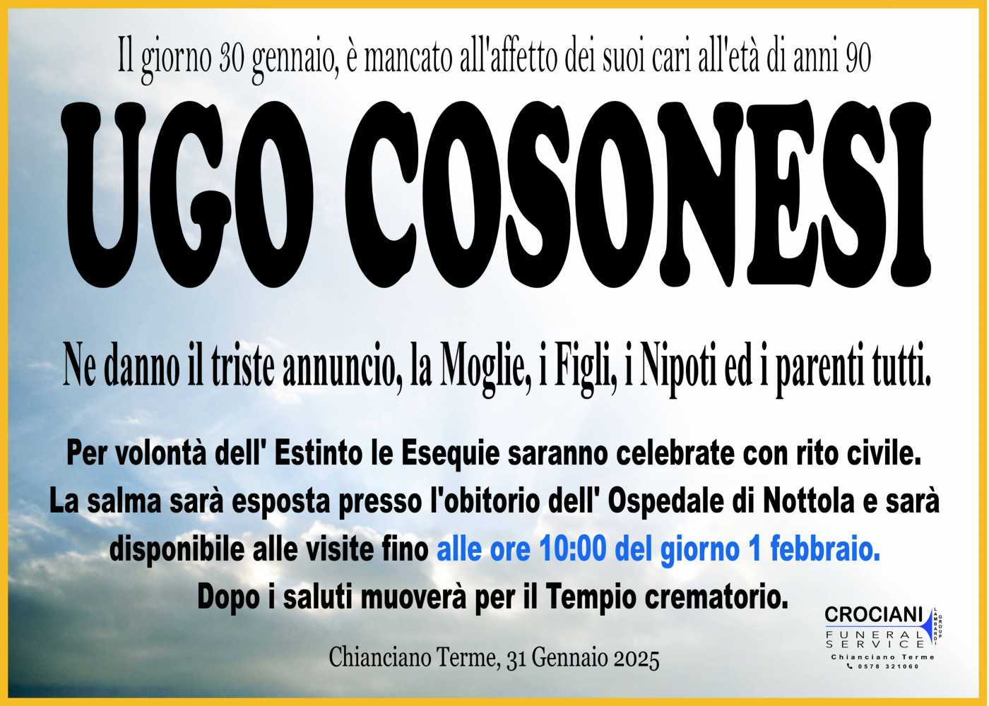 UGO COSONESI