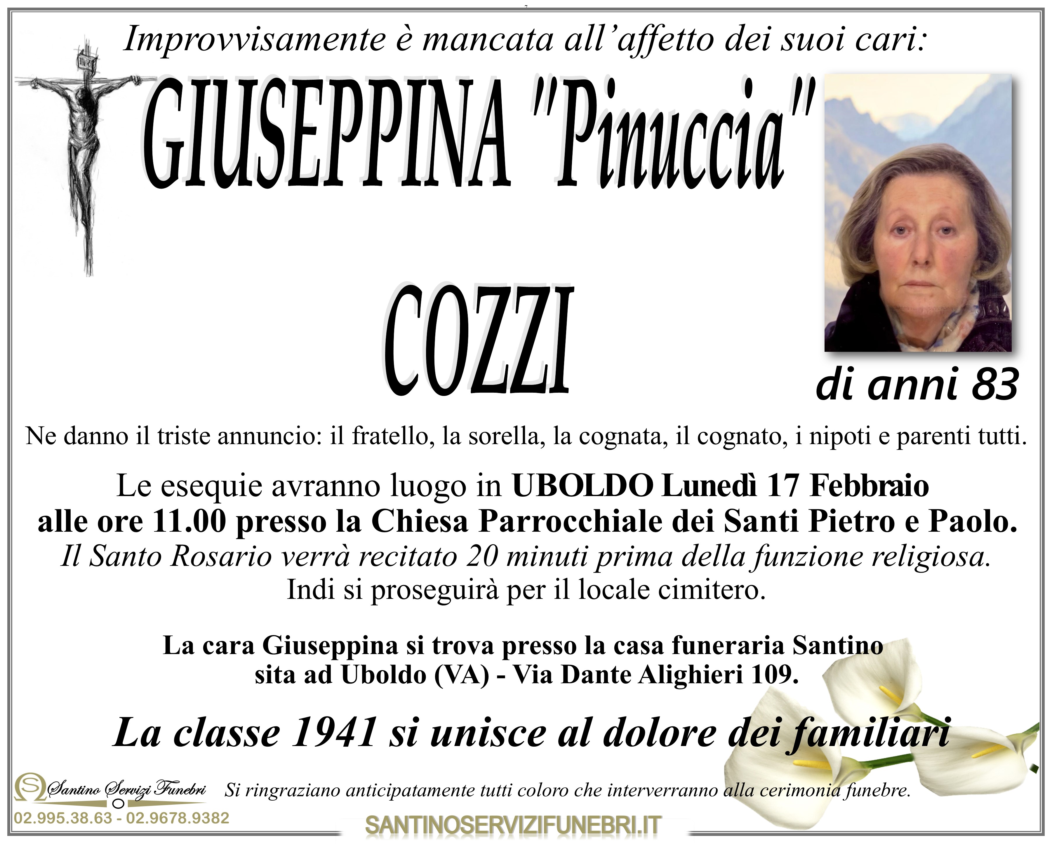 GIUSEPPINA "Pinuccia" COZZI