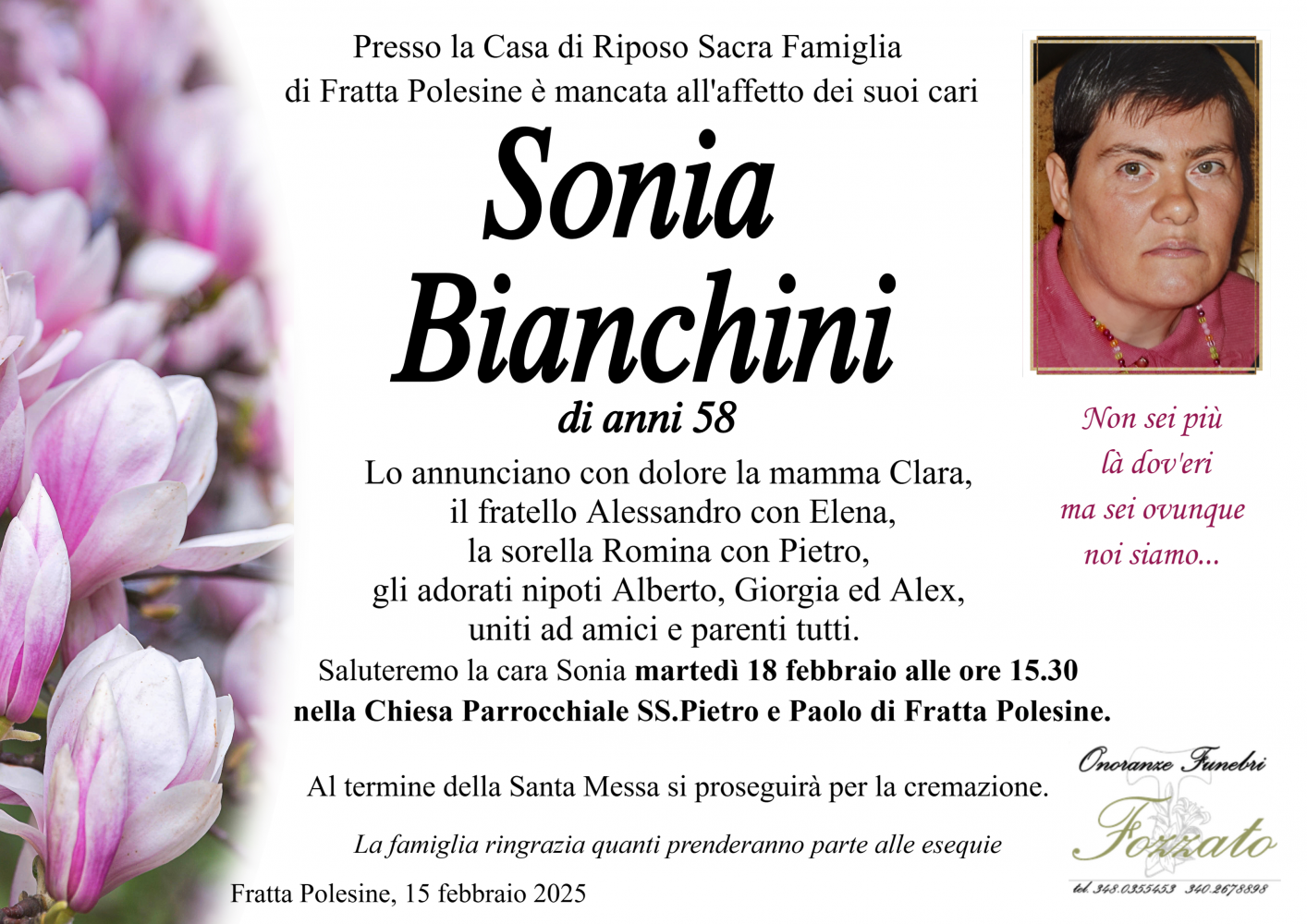 SONIA BIANCHINI