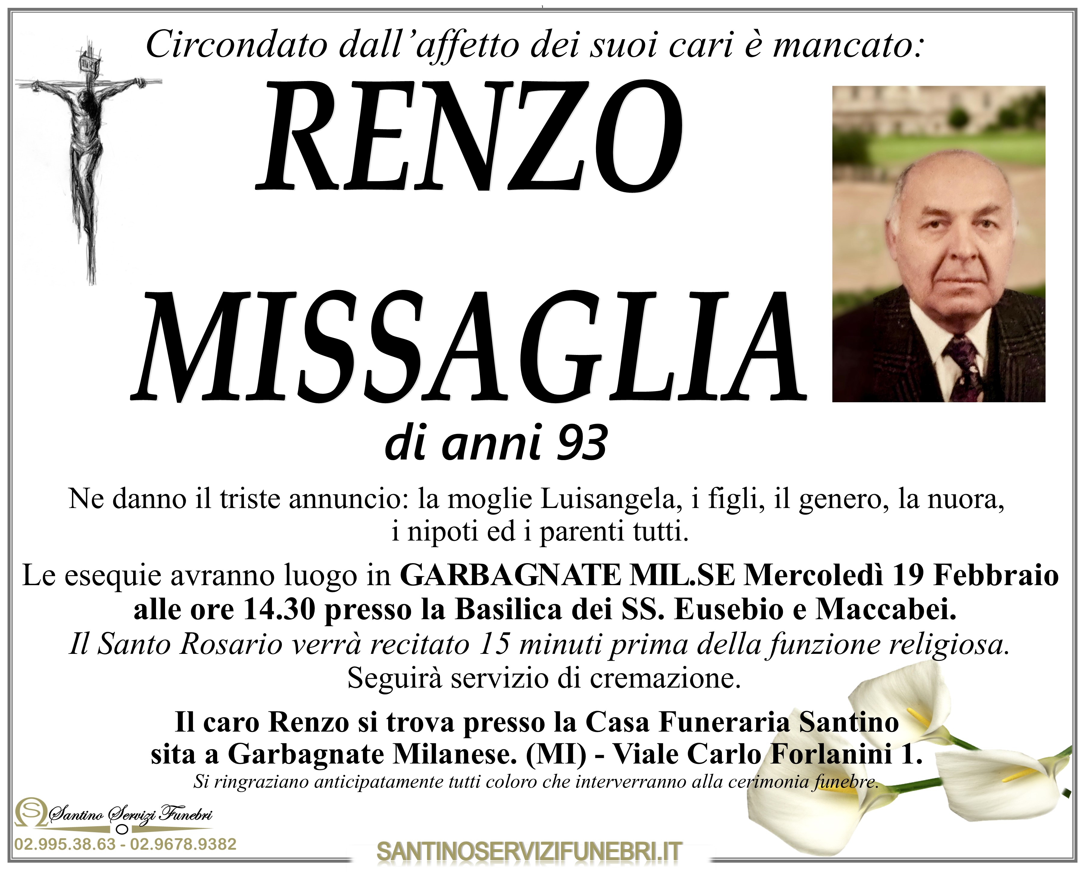 RENZO MISSAGLIA