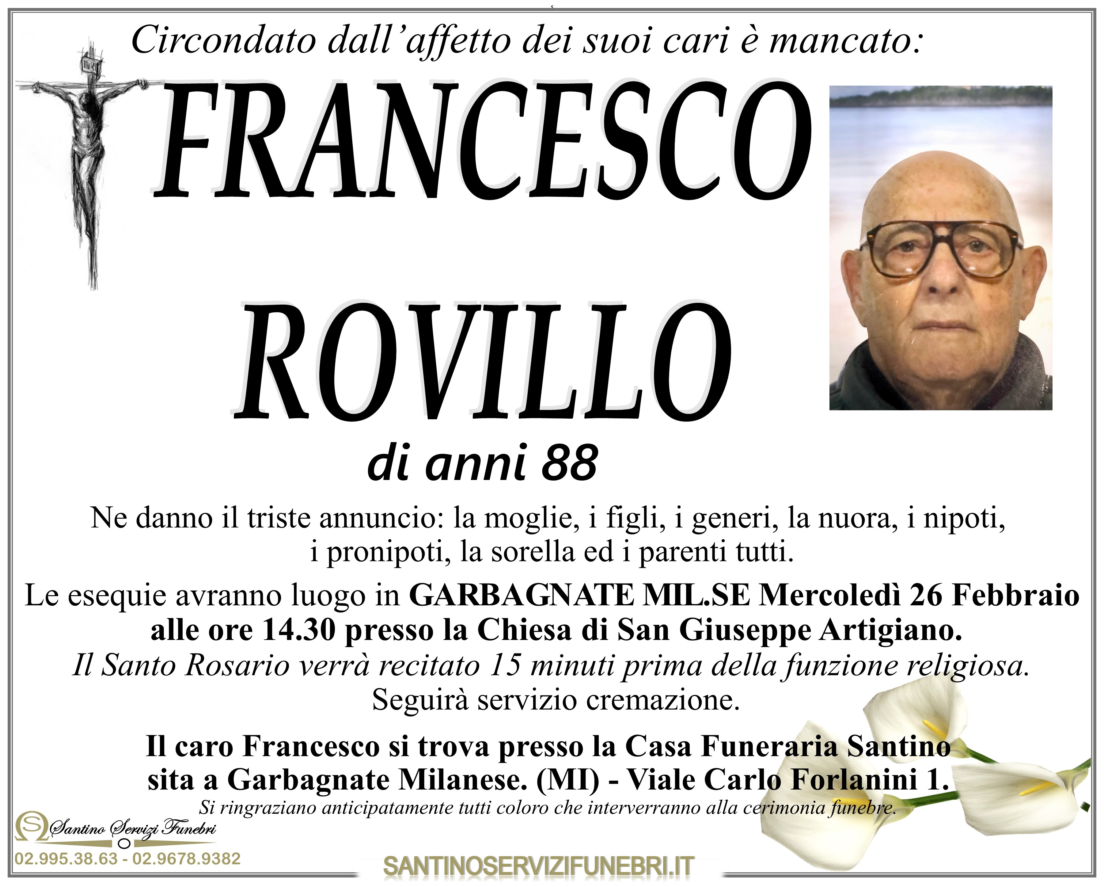 FRANCESCO ROVILLO