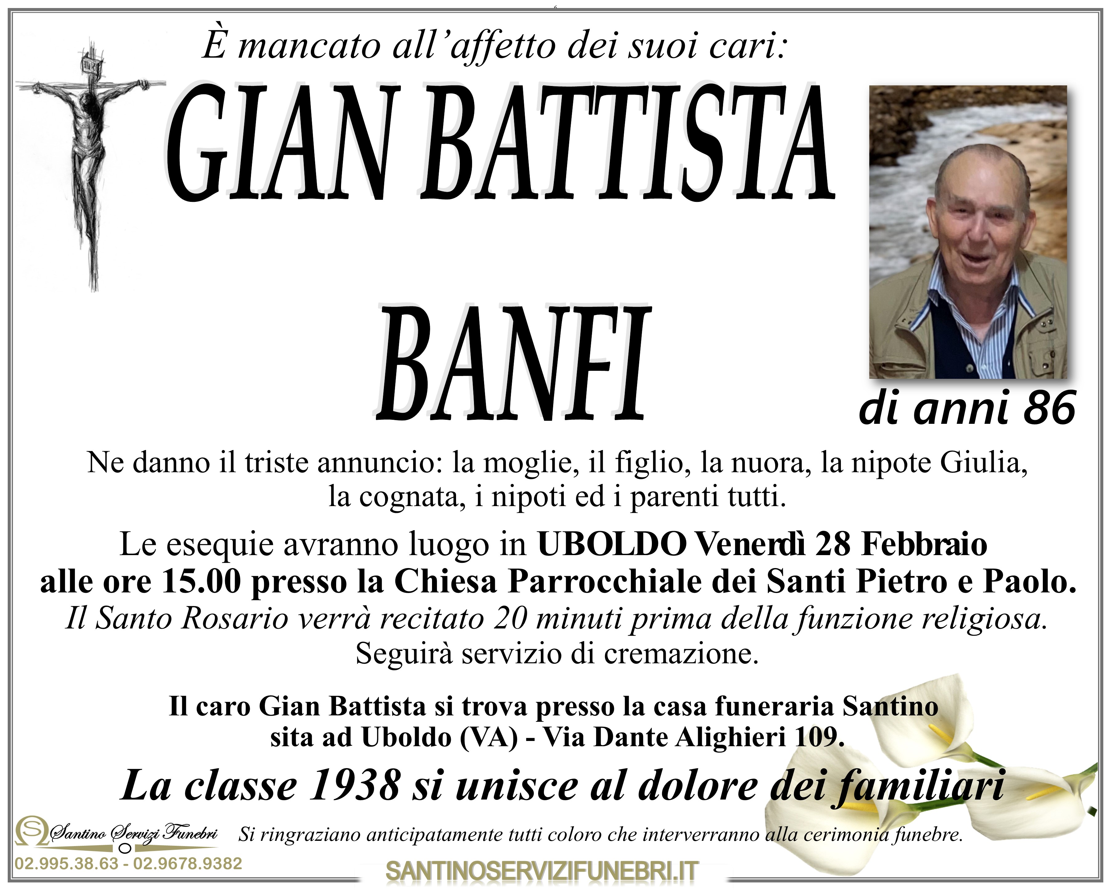 GIAN BATTISTA BANFI