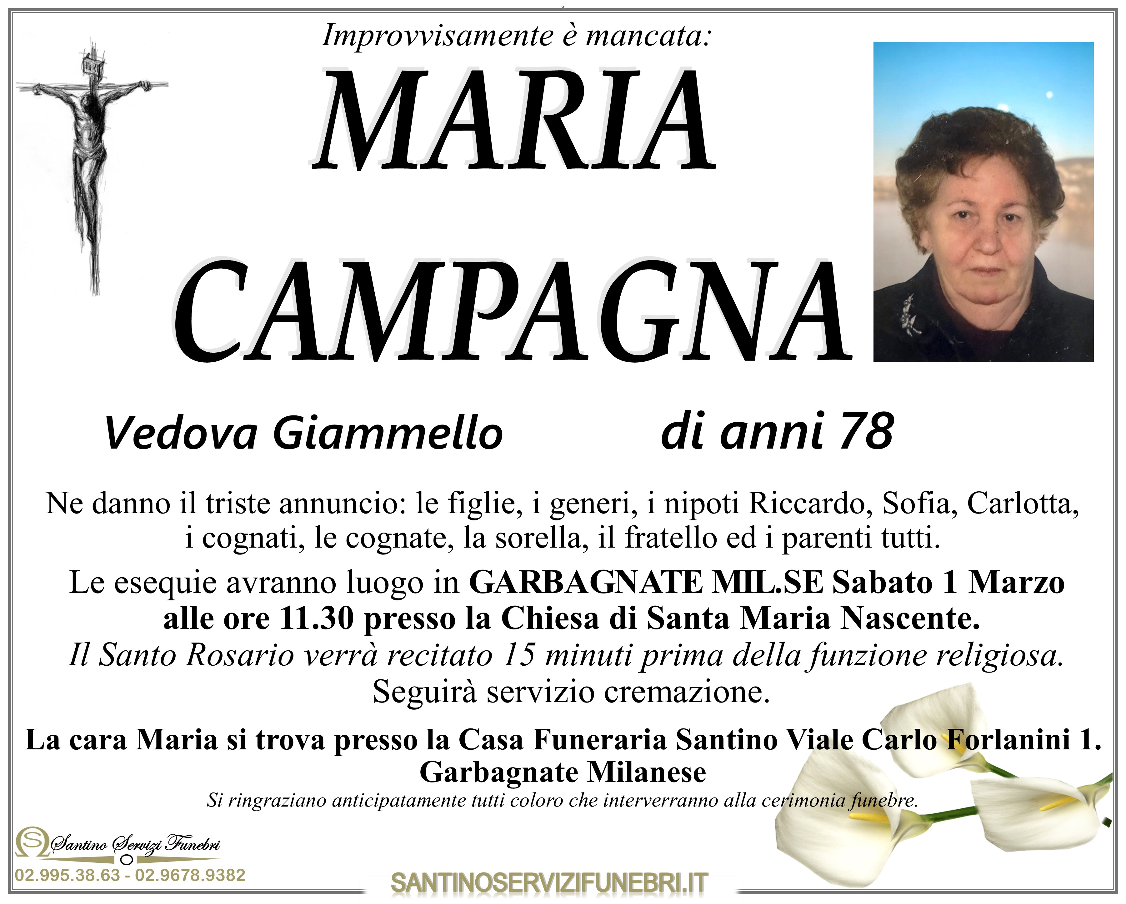 MARIA CAMPAGNA