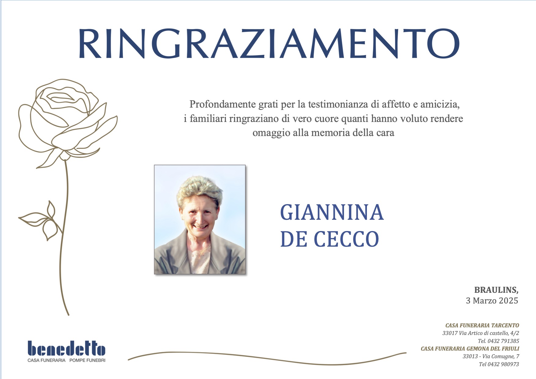 GIANNINA DE CECCO