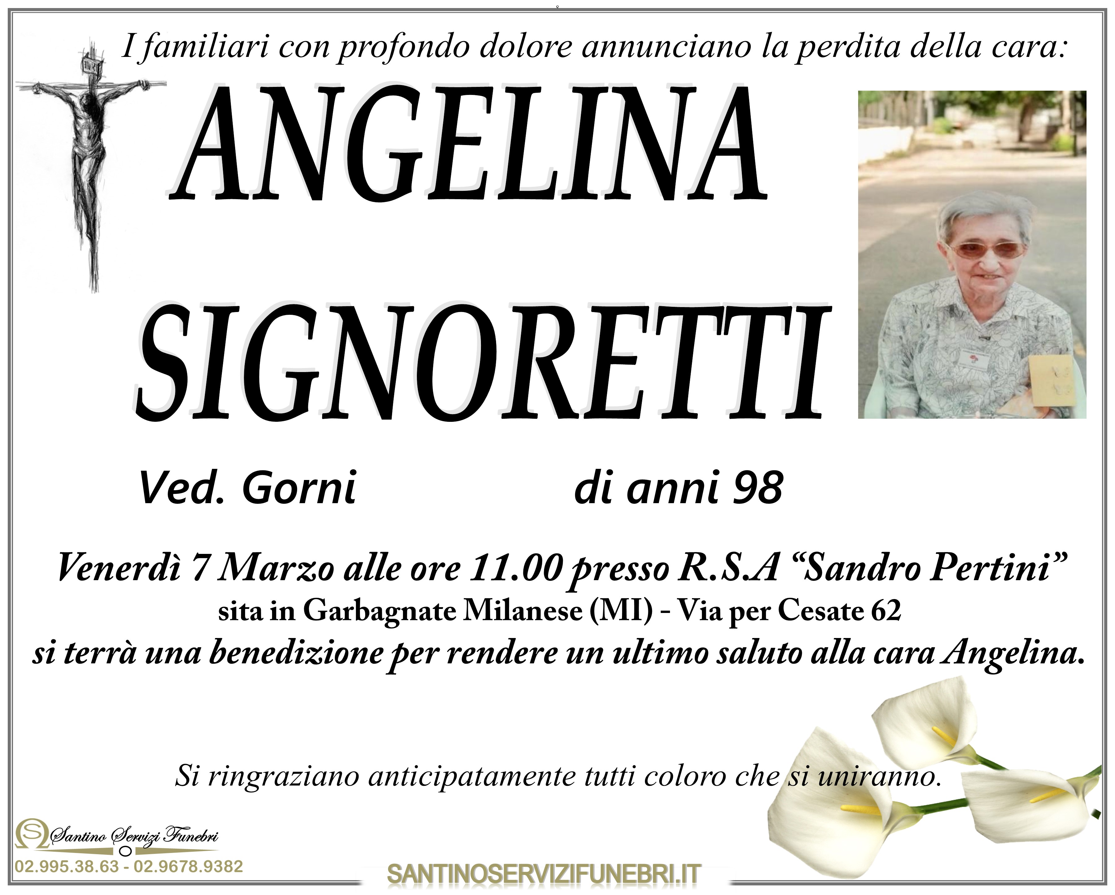 ANGELINA SIGNORETTI