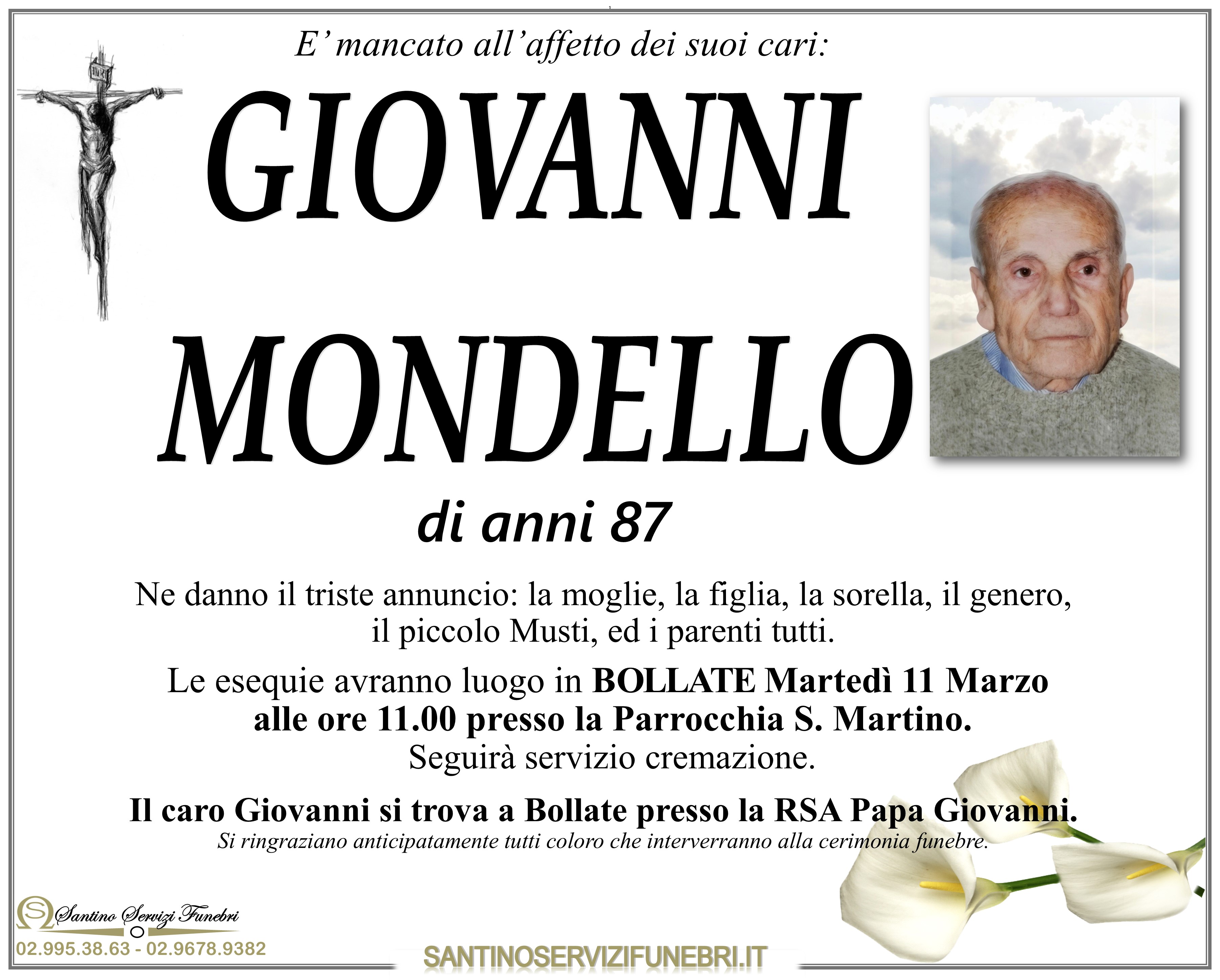 GIOVANNI MONDELLO