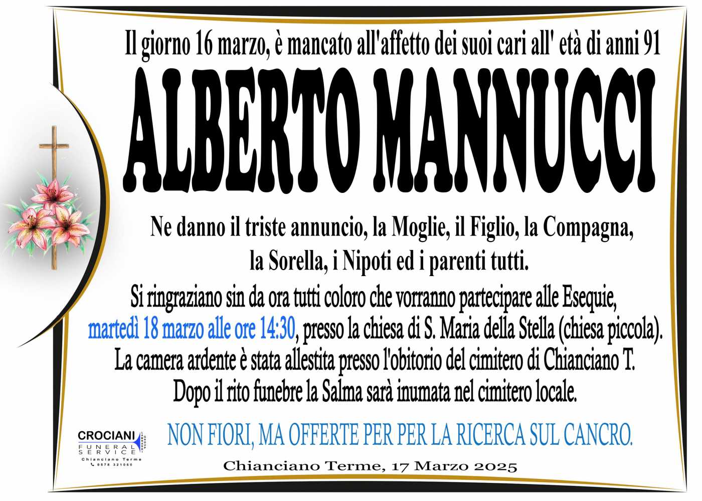 ALBERTO MANNUCCI