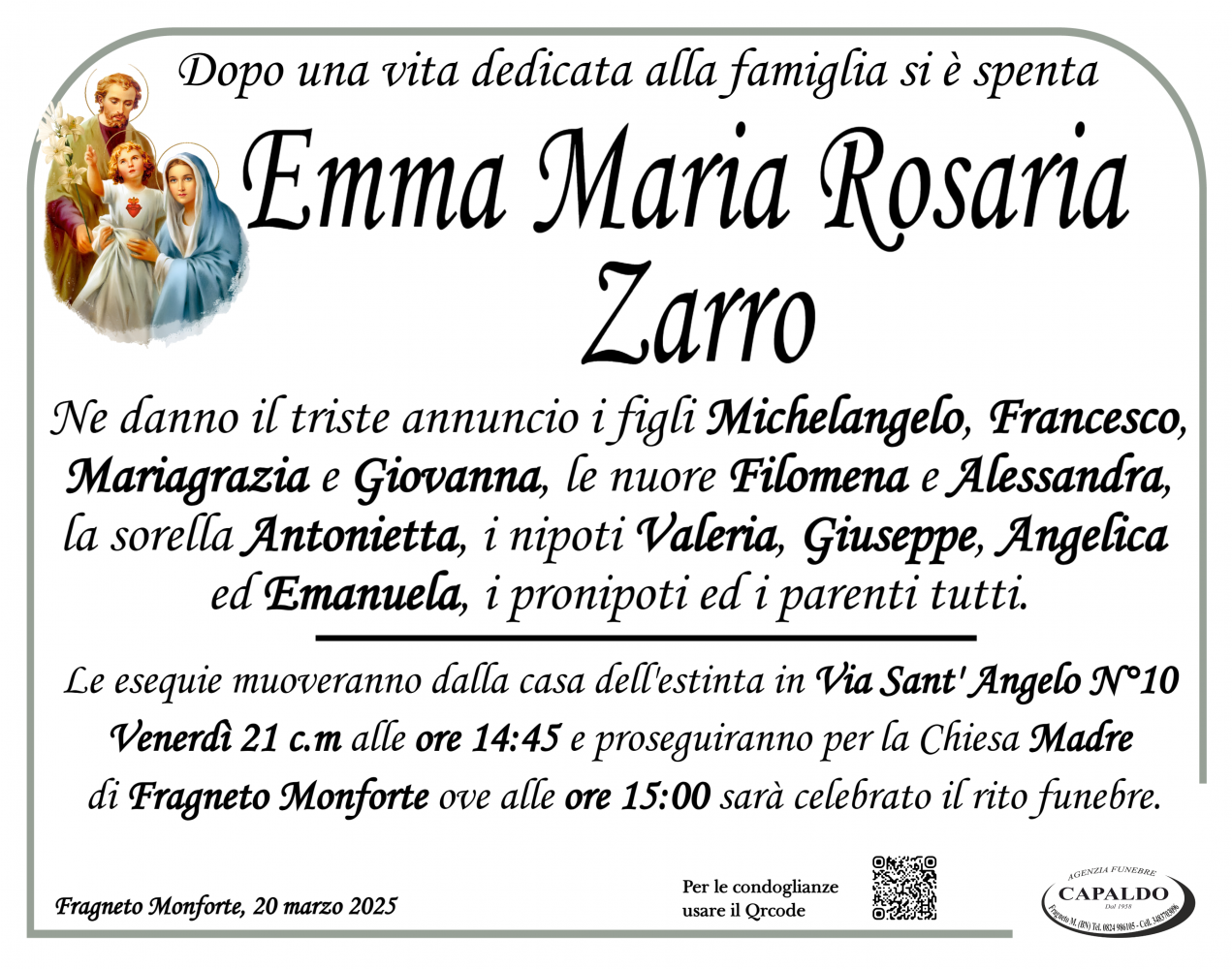 Emma Maria Rosaria Zarro