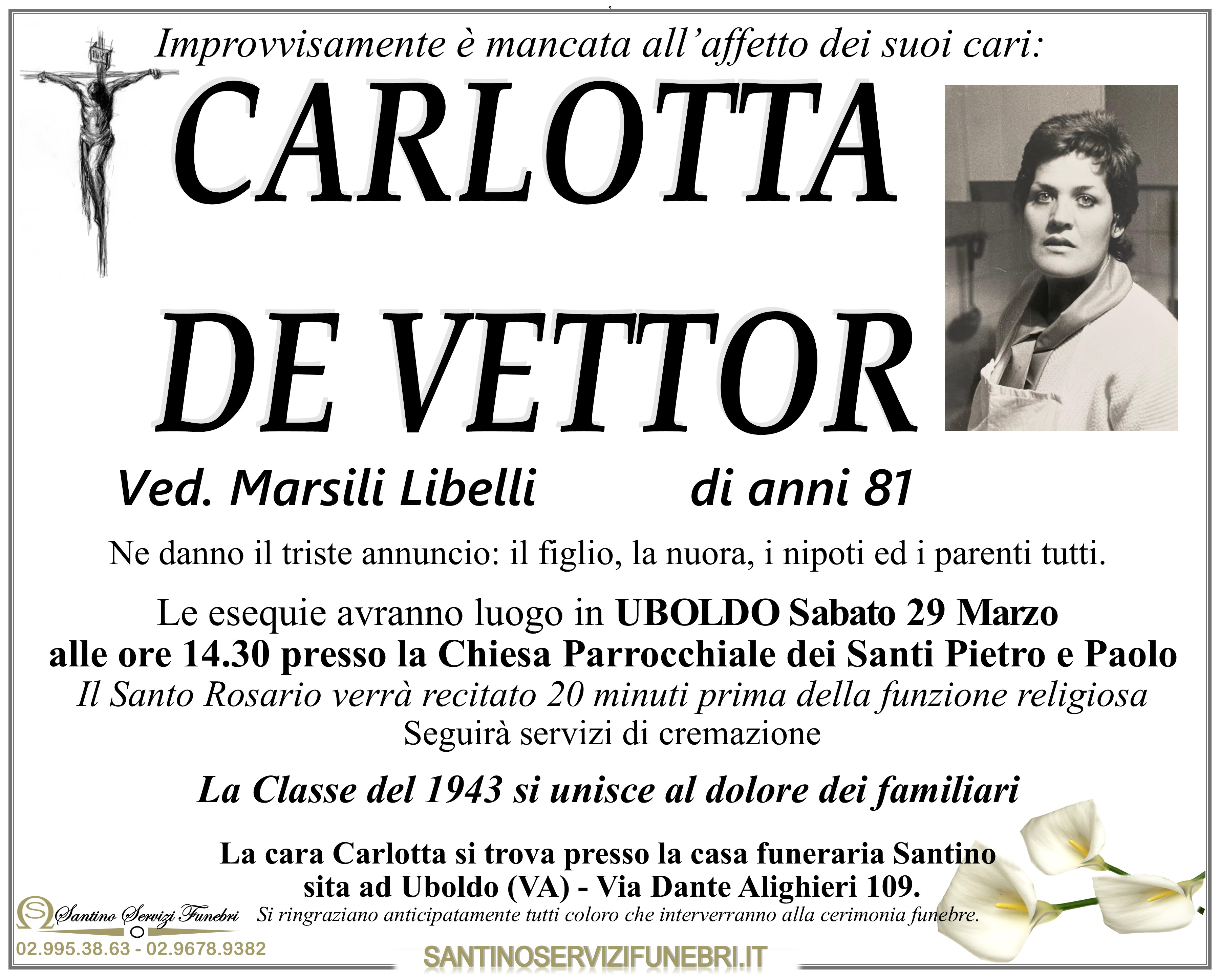 CARLOTTA DE VETTOR