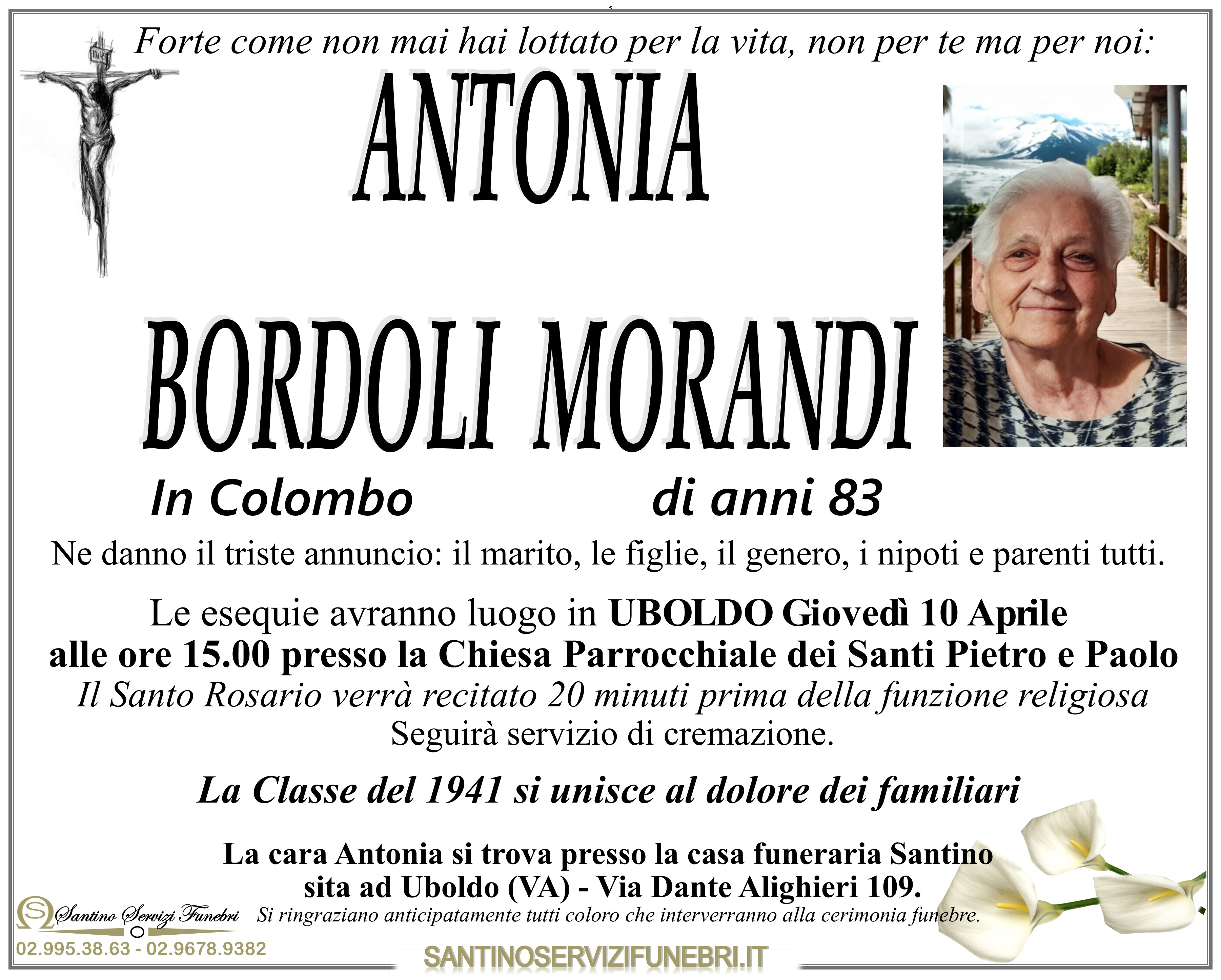 ANTONIA BORDOLI MORANDI