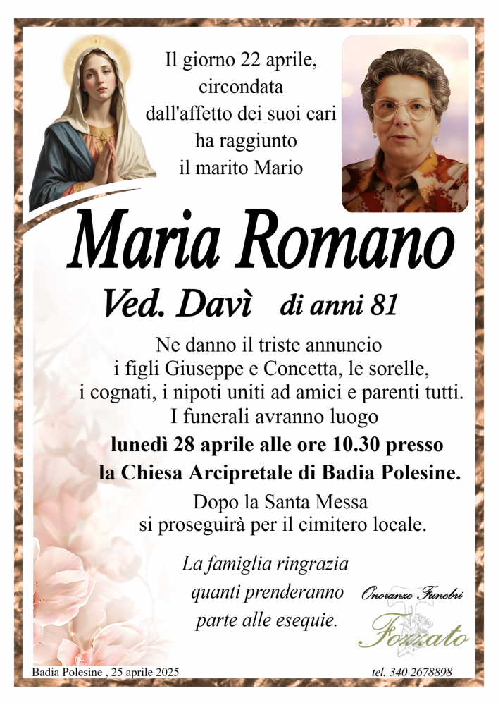 MARIA ROMANO