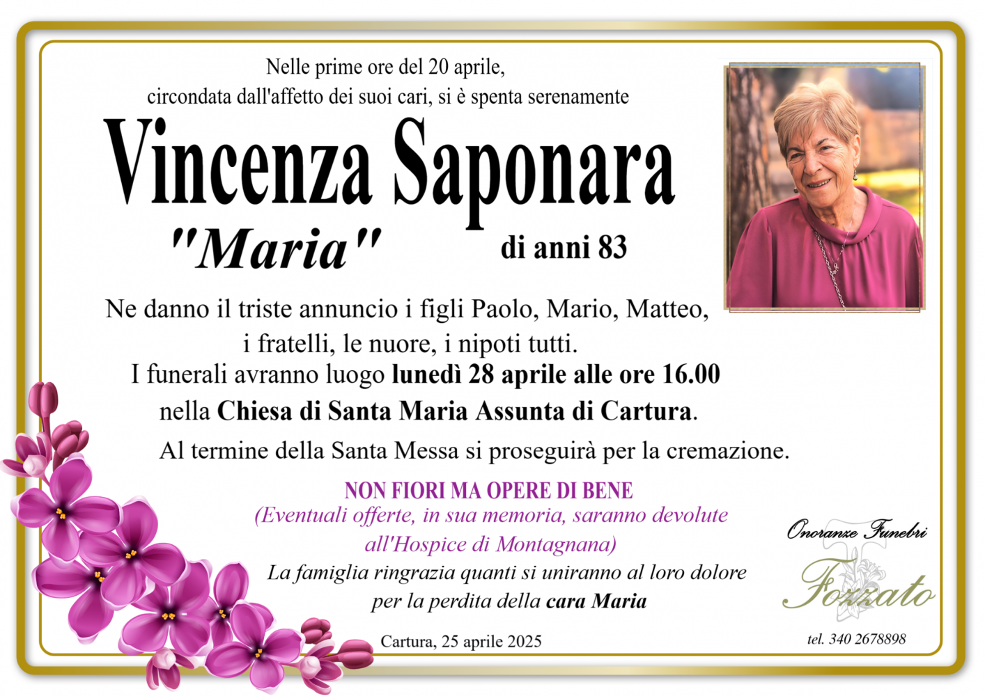 VINCENZA SAPONARA