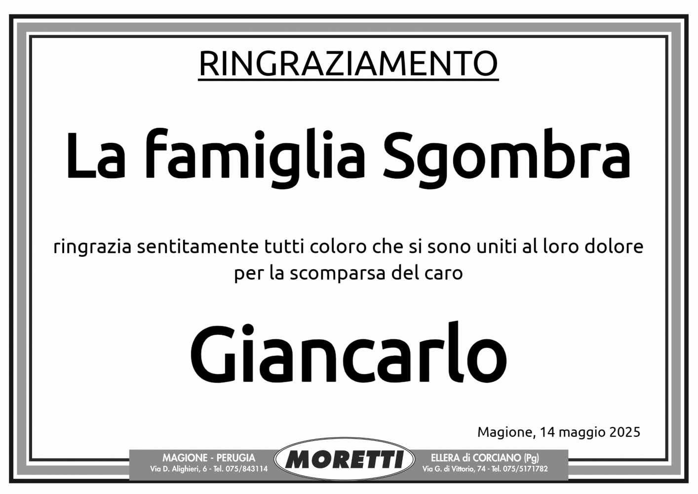 Giancarlo Sgombra