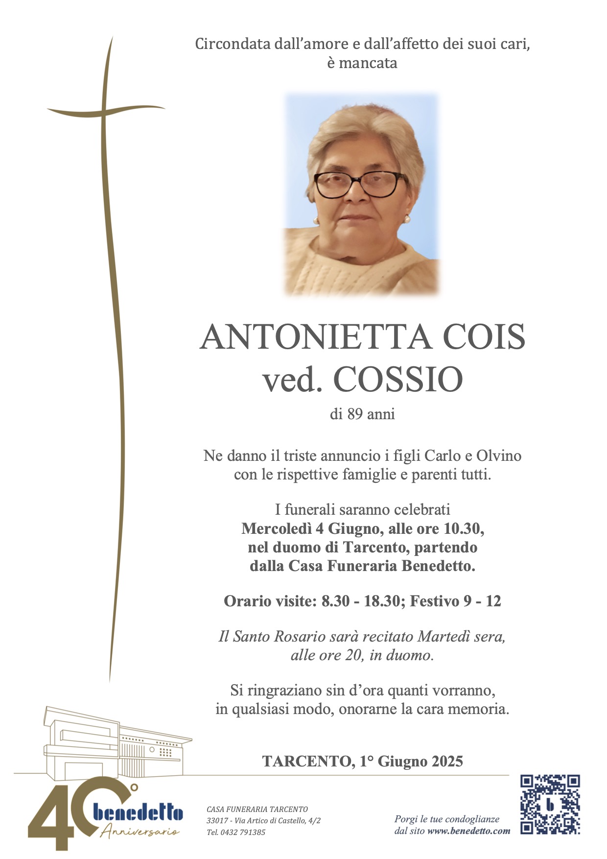 ANTONIETTA COIS