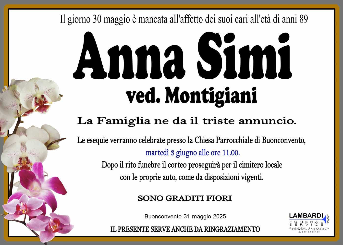 ANNA SIMI