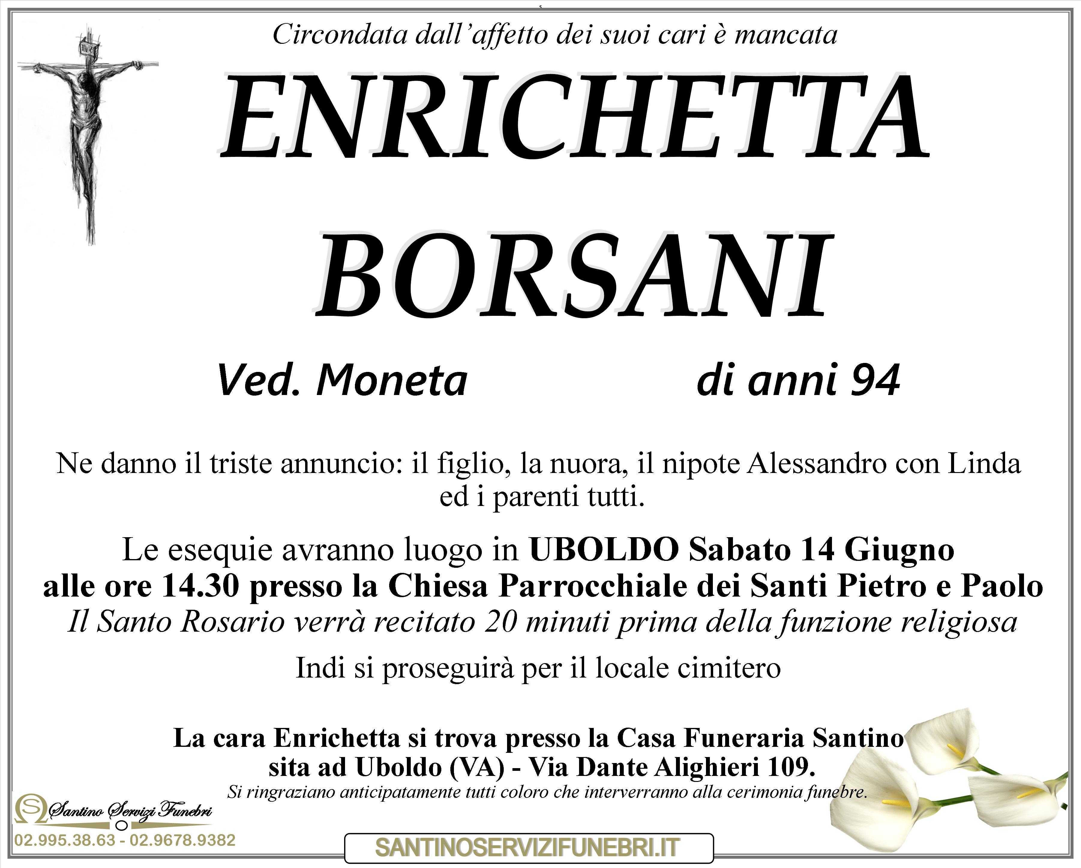 ENRICHETTA BORSANI