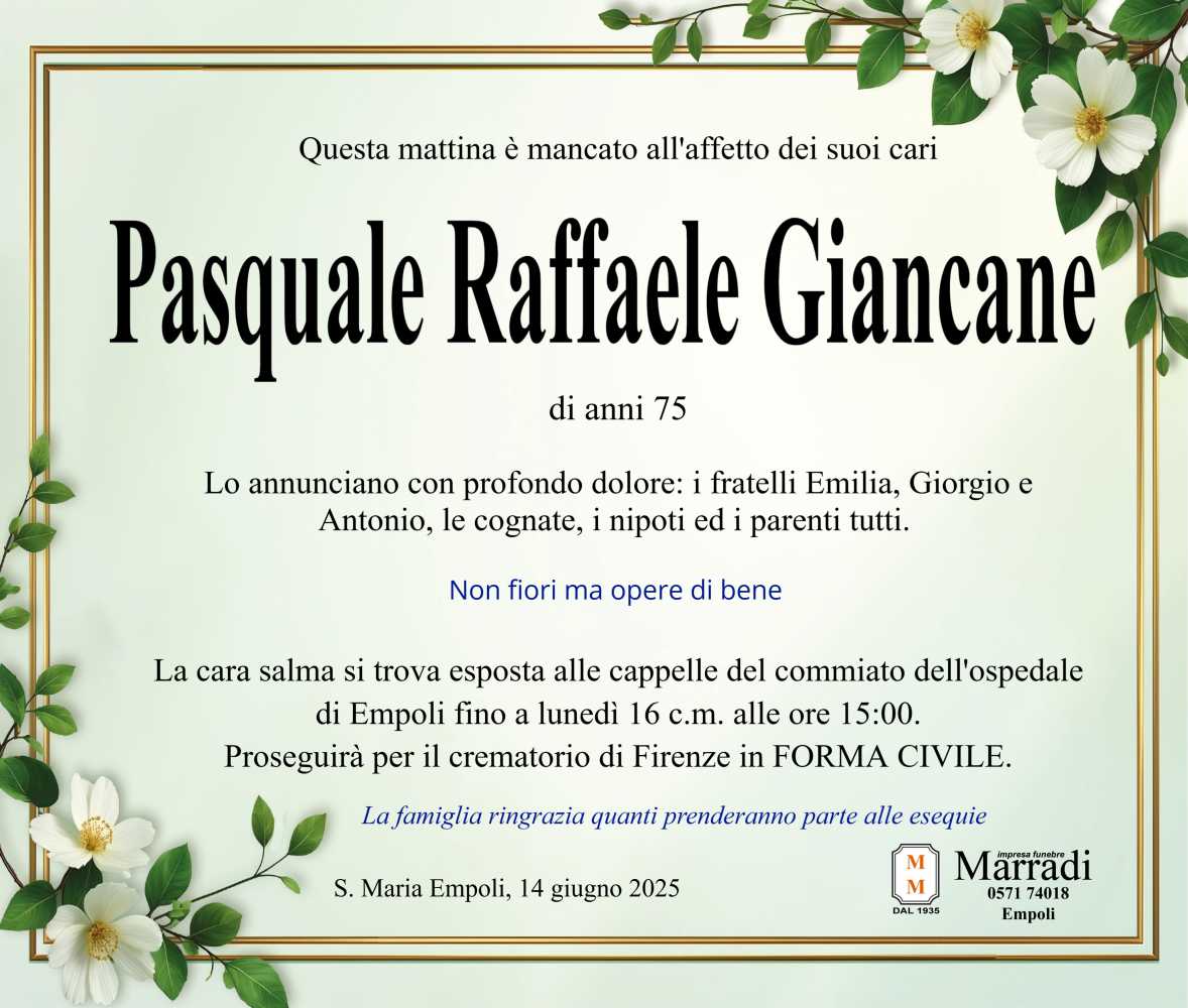 Pasquale Raffele Giancane