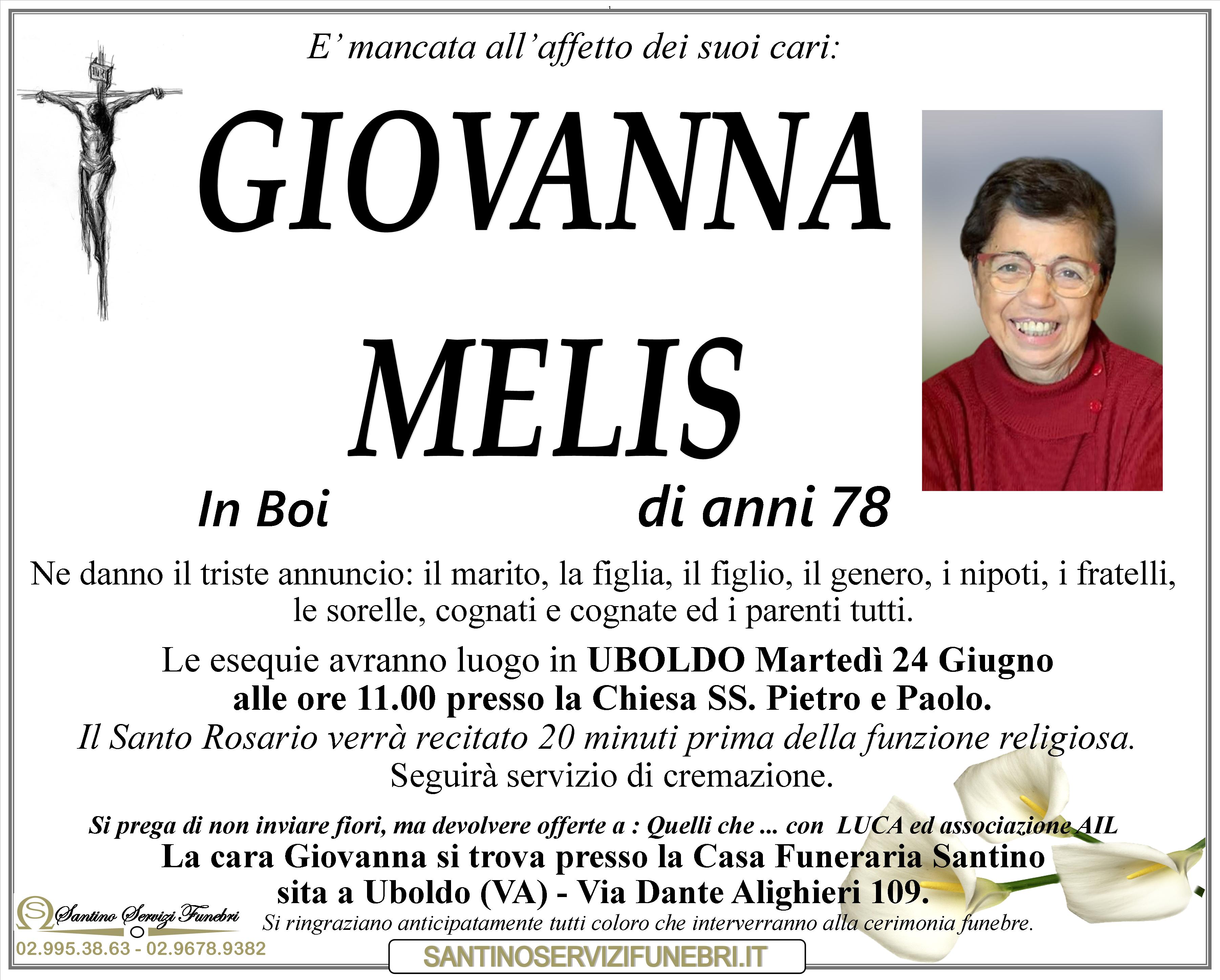 GIOVANNA MELIS