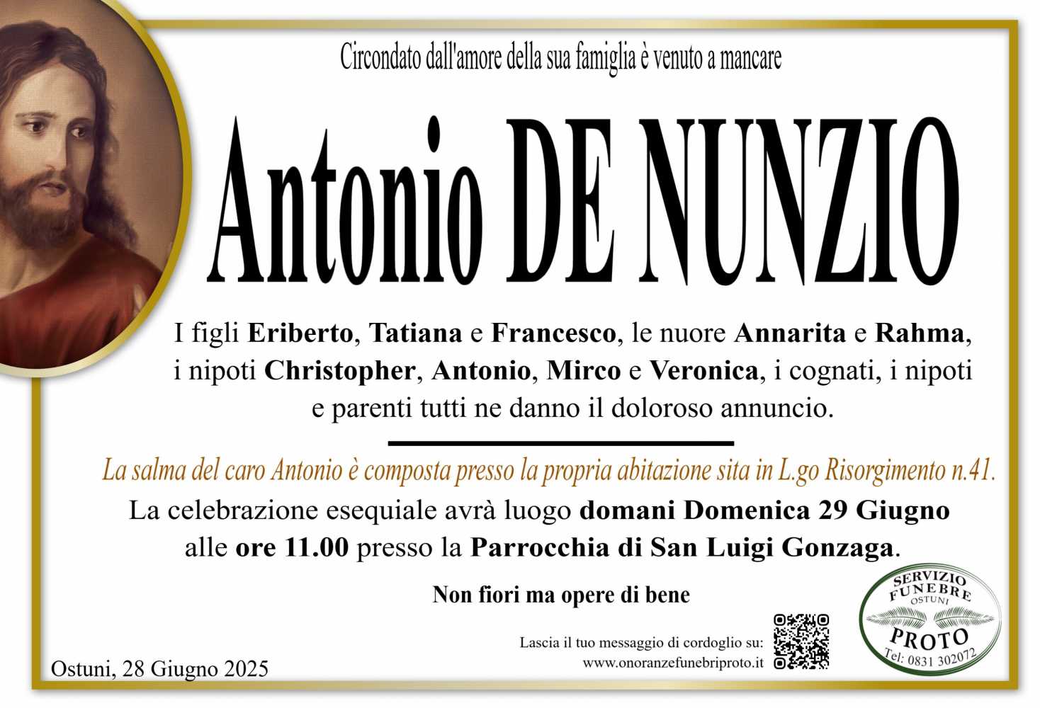 ANTONIO DE NUNZIO
